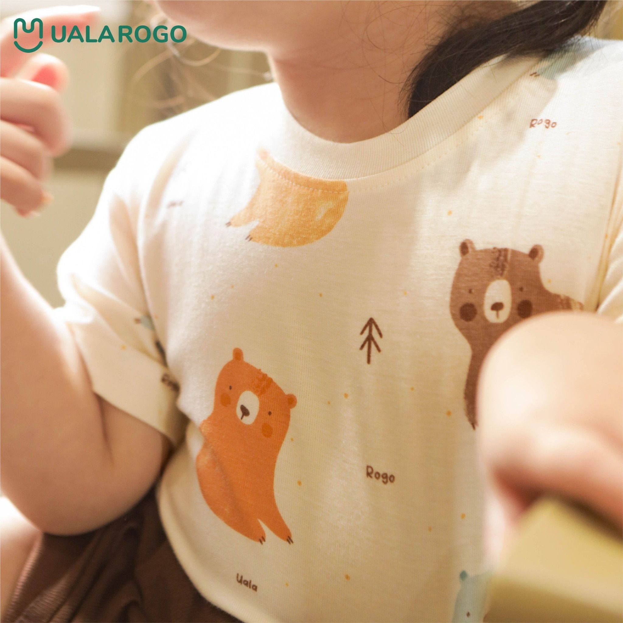 Set 3 Áo Rời Petit Họa Tiết Gấu Nhỏ Đáng Yêu UR 2320