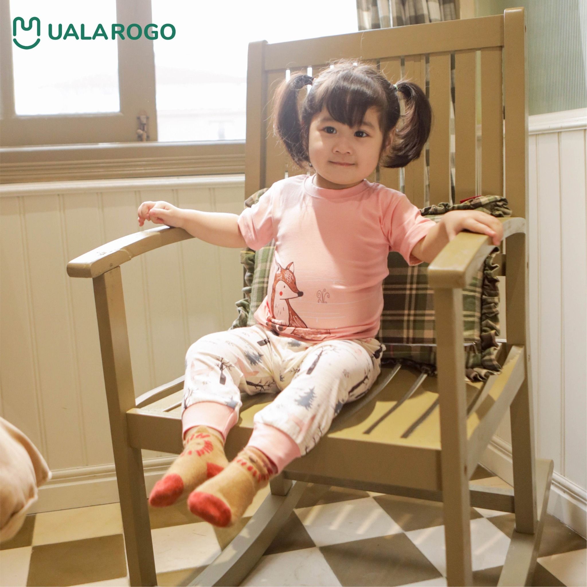Bộ Áo Cộc Quần Dài In Hình Voi Ngựa Cáo UR 2315