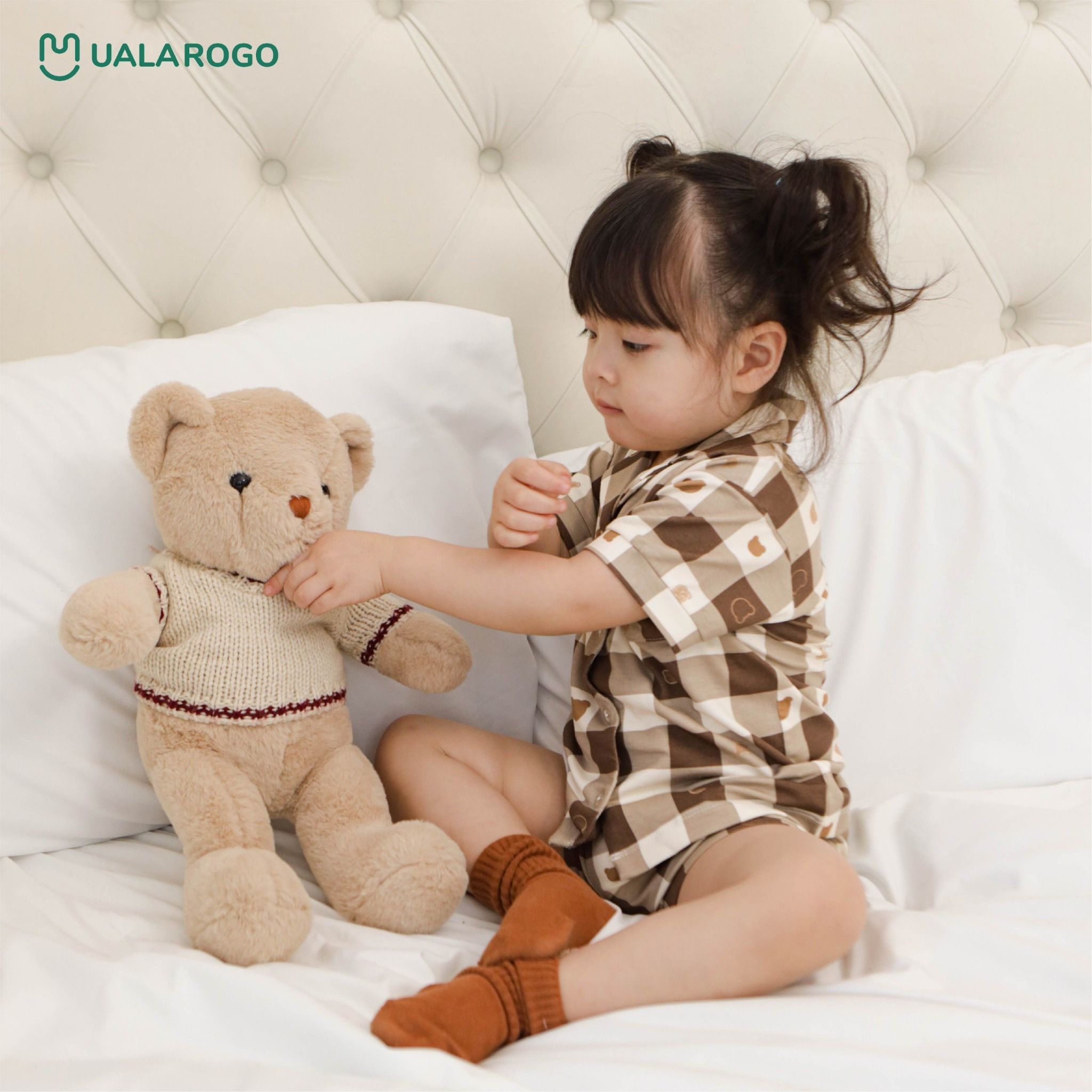 Bộ Pijama Cộc Họa Tiết Dễ Thương UR 2323