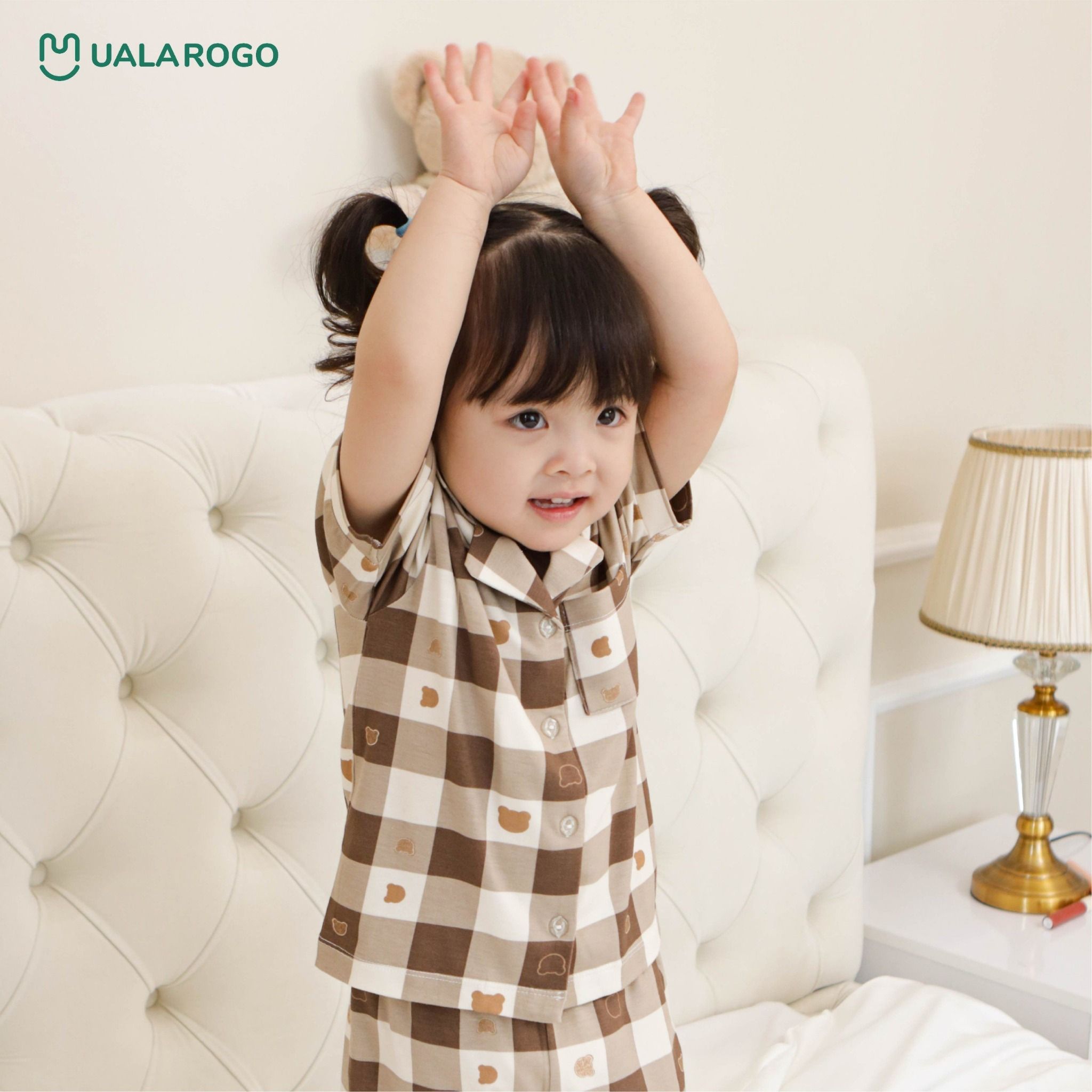 Bộ Pijama Cộc Họa Tiết Dễ Thương UR 2323