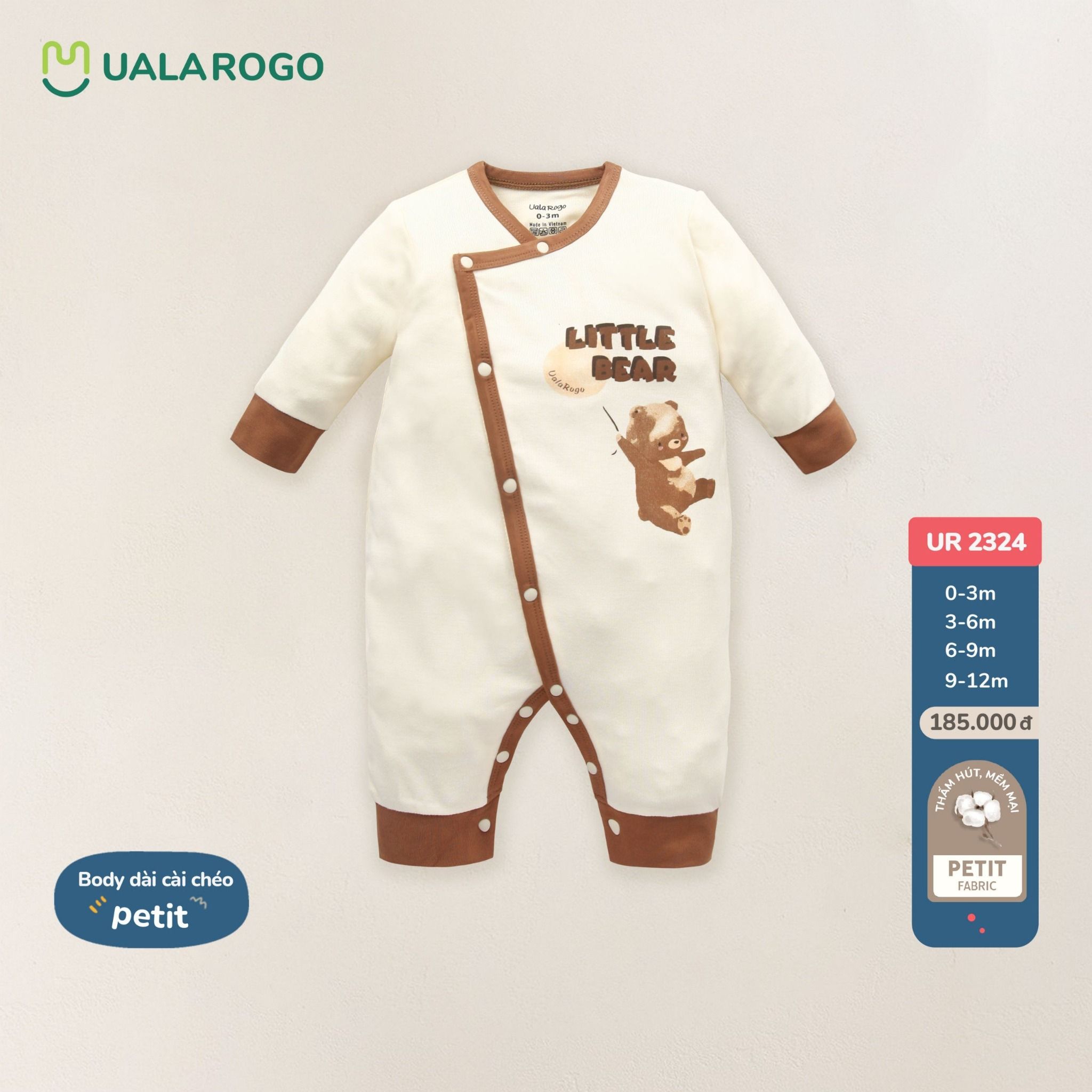 Bộ Body Cài Chéo Little Bear UR 2324