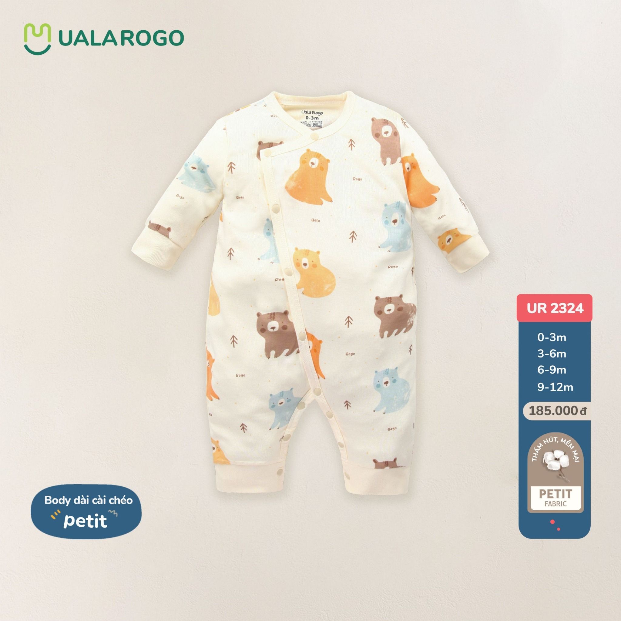 Bộ Body Cài Chéo Little Bear UR 2324