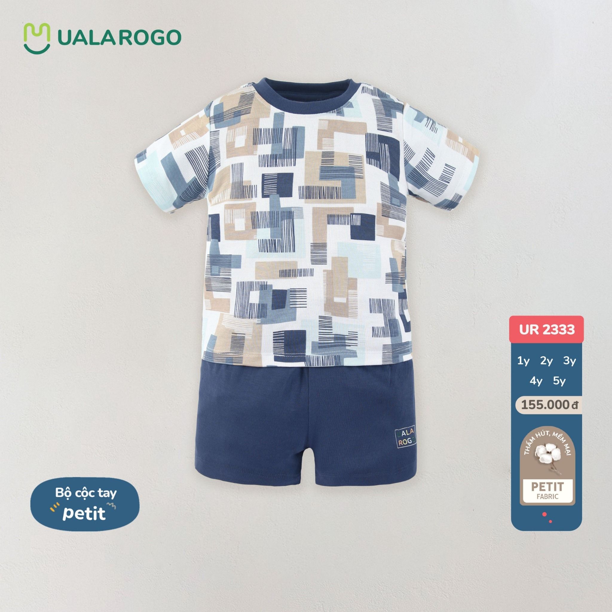 Bộ Cộc Tay Cho Bé Petit UR 2333