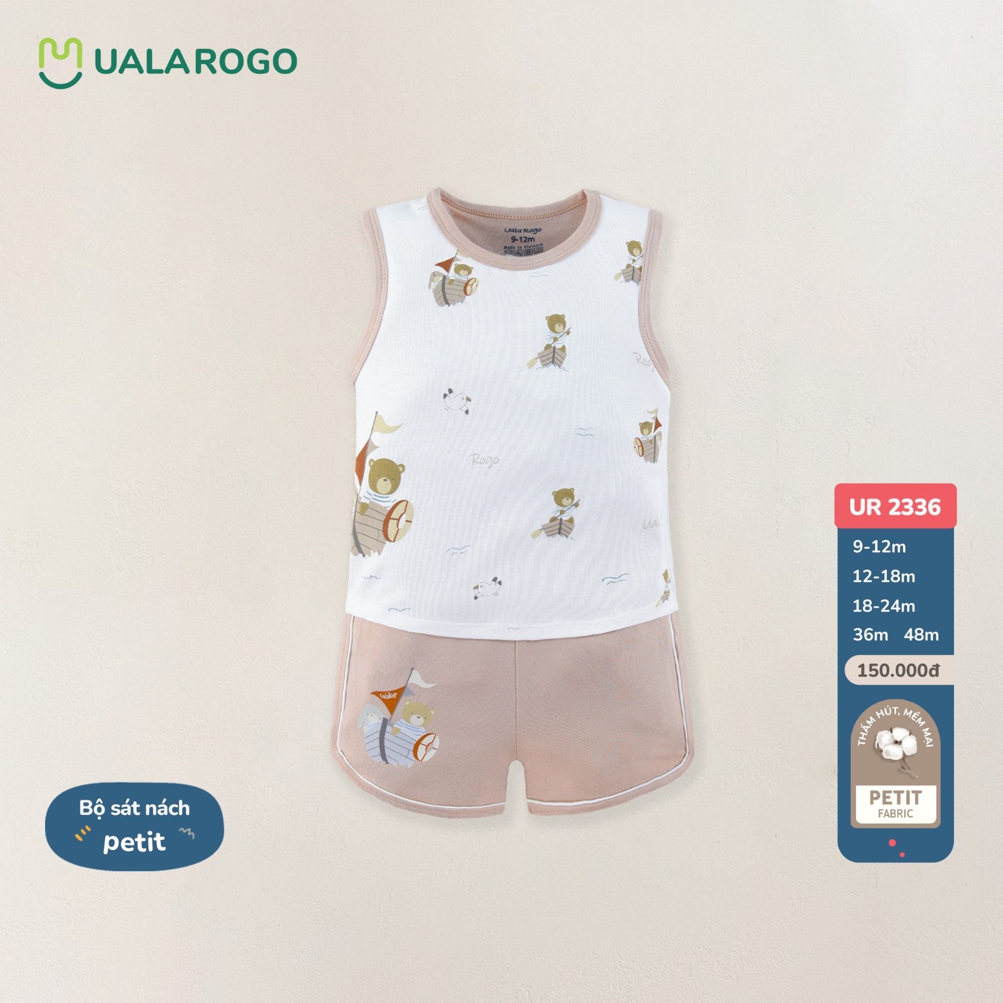 Bộ Sát Nách Petit UR 2336