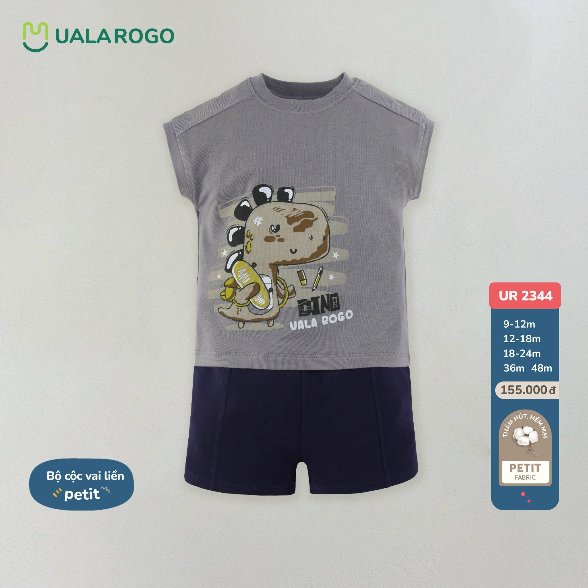 Bộ Quần Áo Khủng Long Petit UR 2344