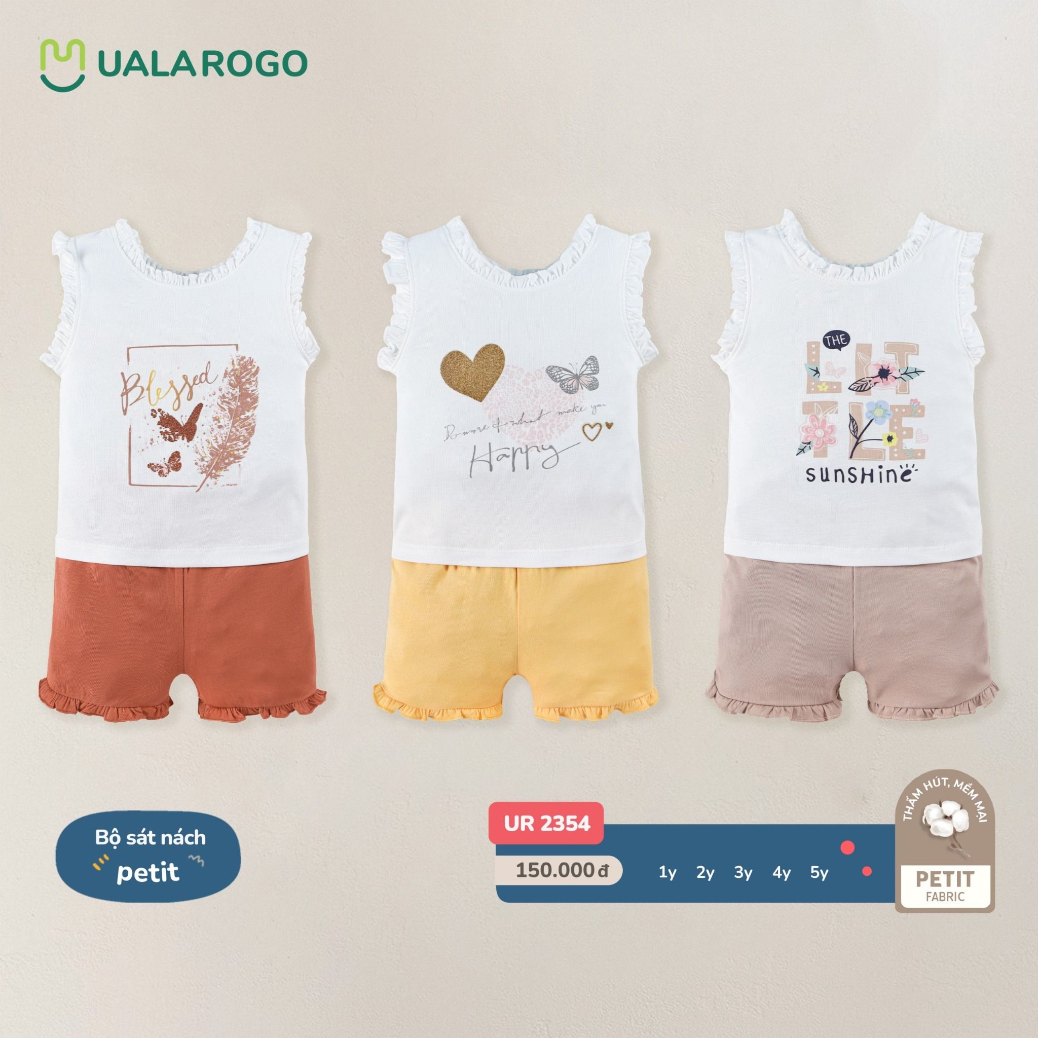 Bộ Sát Nách Nhúm Bèo UR 2354