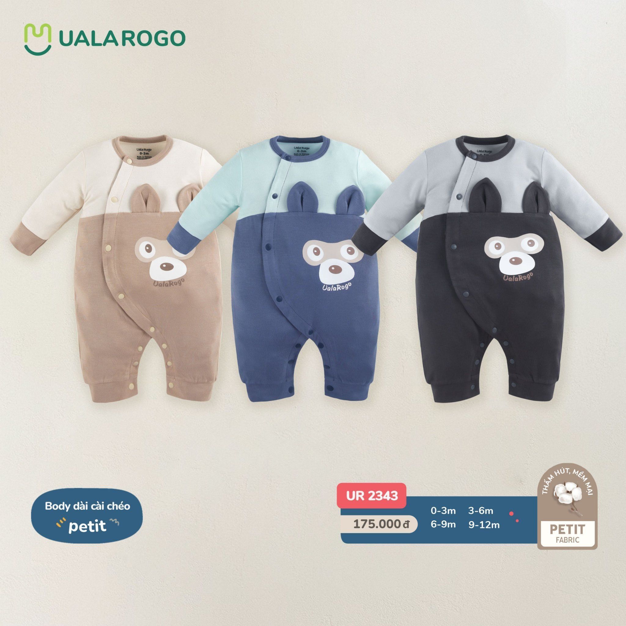 Bộ Body Gấu Cài Chéo Petit UR 2343