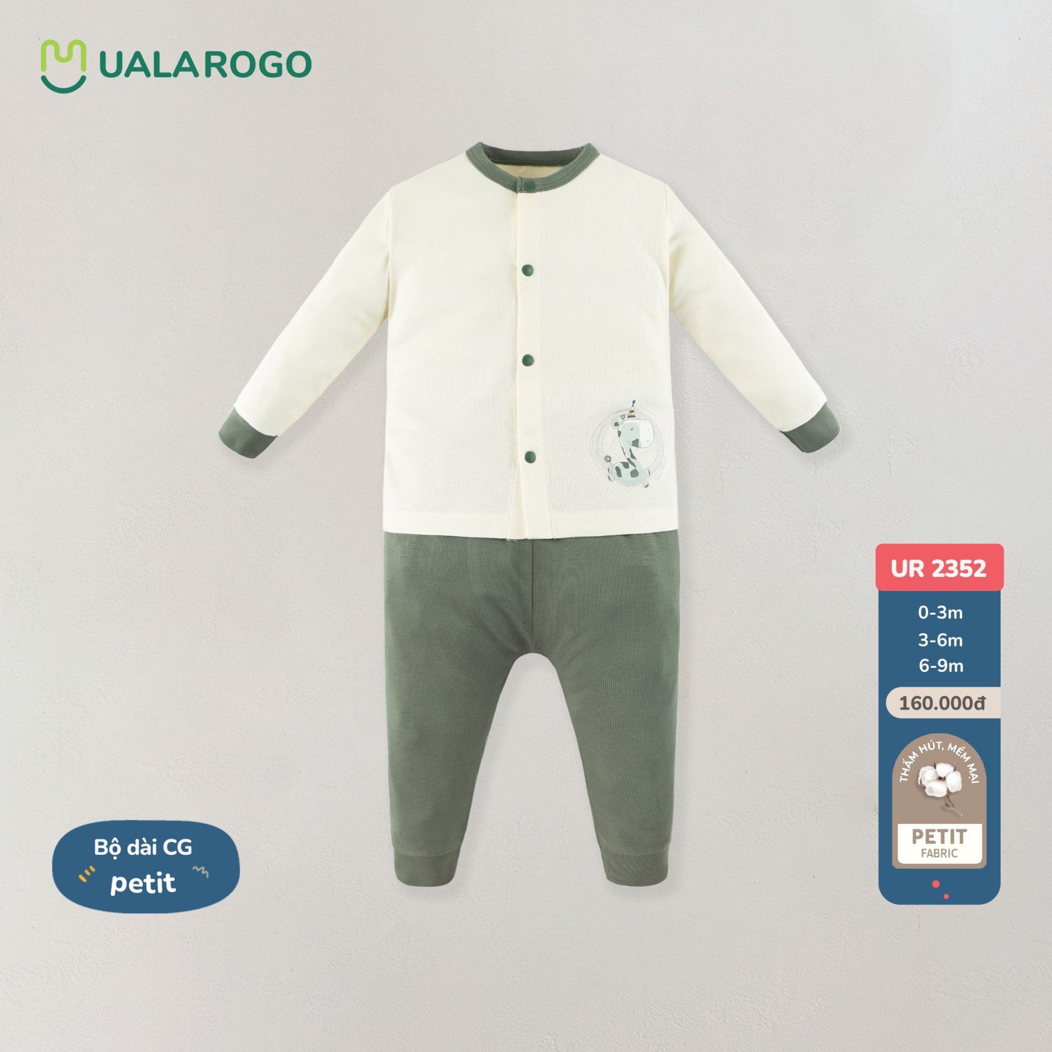 Bộ Sơ Sinh Cho Bé Petit UR 2352