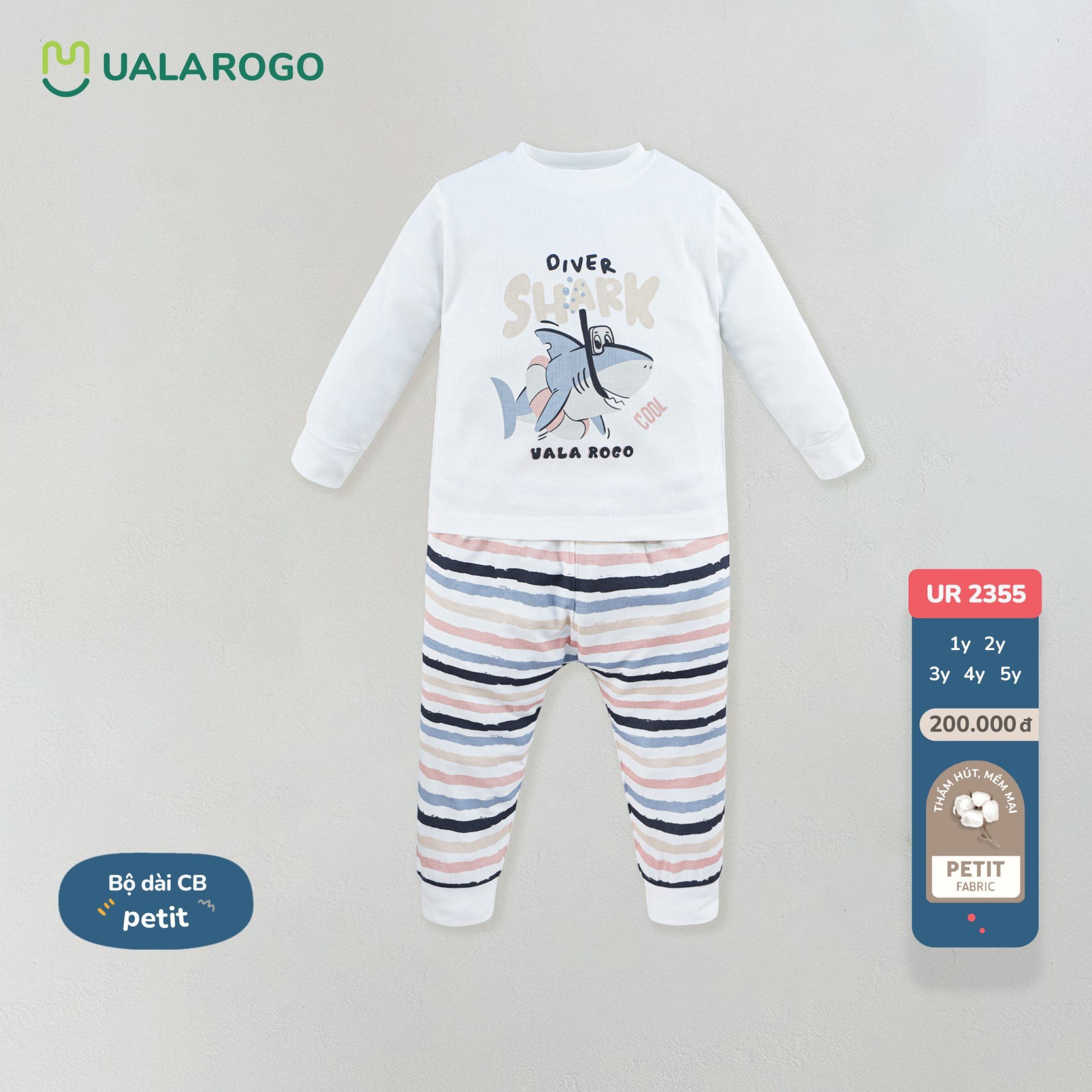 Bộ Dài Tay Cho Bé Petit UR 2355