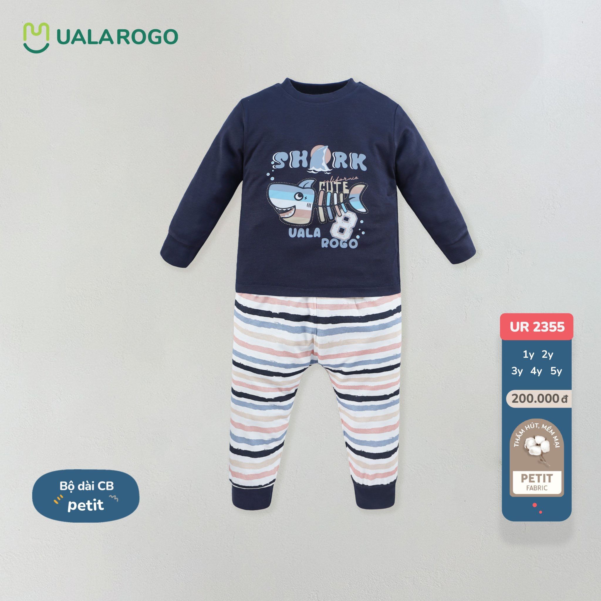 Bộ Dài Tay Cho Bé Petit UR 2355