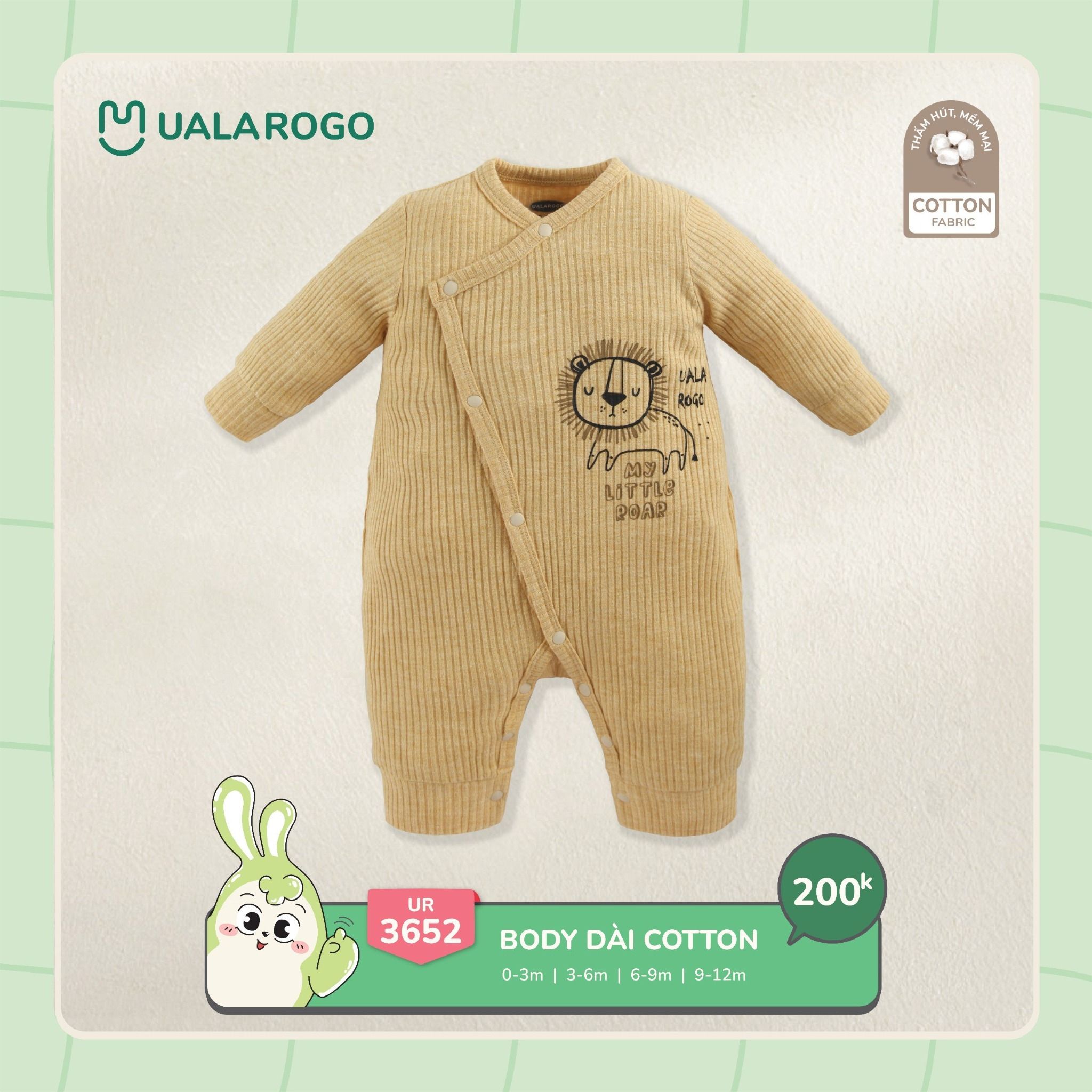 Bộ Body Dài Tay Cotton UR 3652