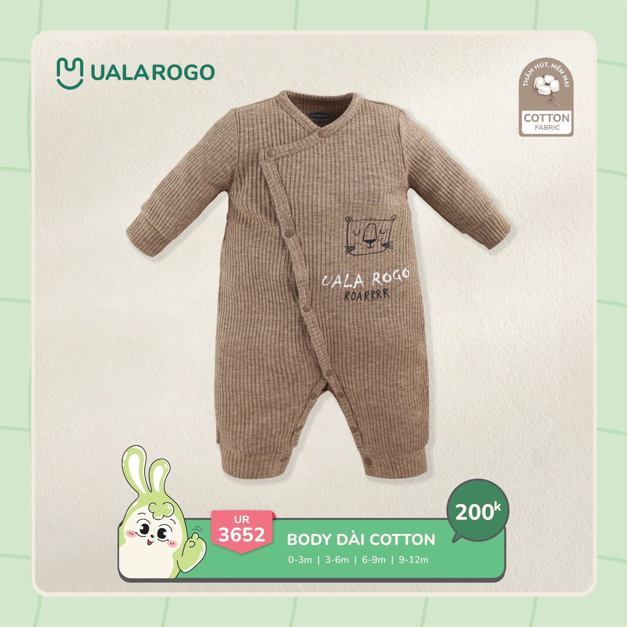 Bộ Body Dài Tay Cotton UR 3652