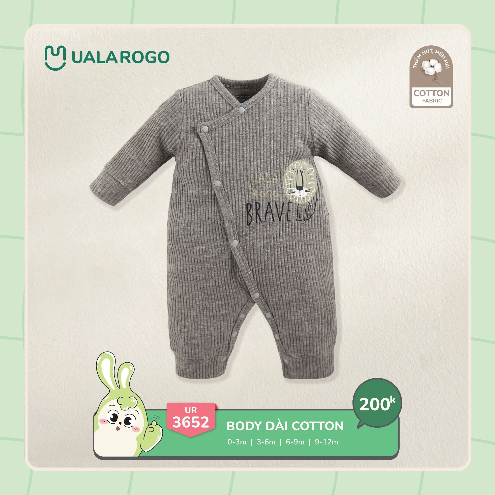 Bộ Body Dài Tay Cotton UR 3652