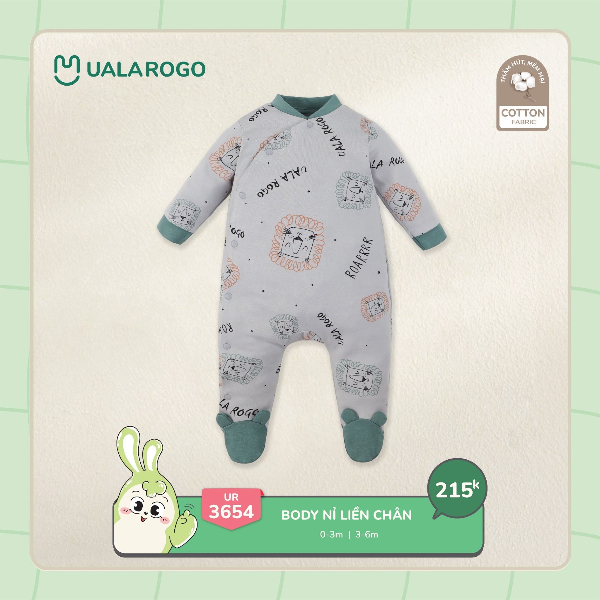 Body Nỉ Liền Chân UR 3654