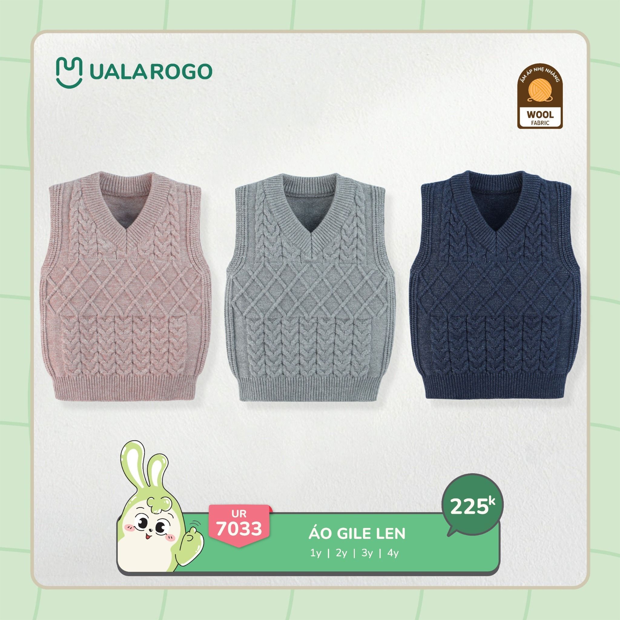 Áo Gile Len Hàn UR 7033