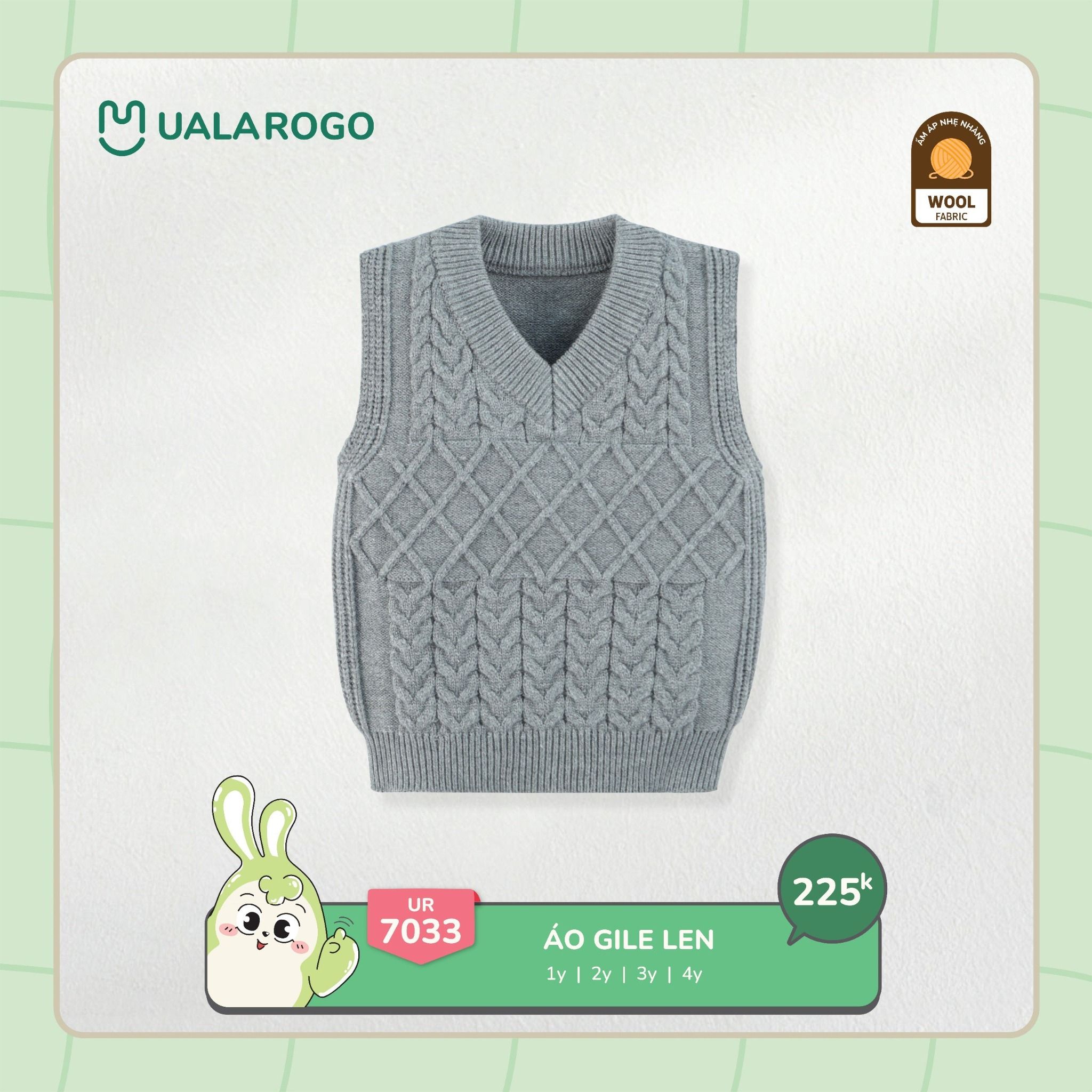 Áo Gile Len Hàn UR 7033