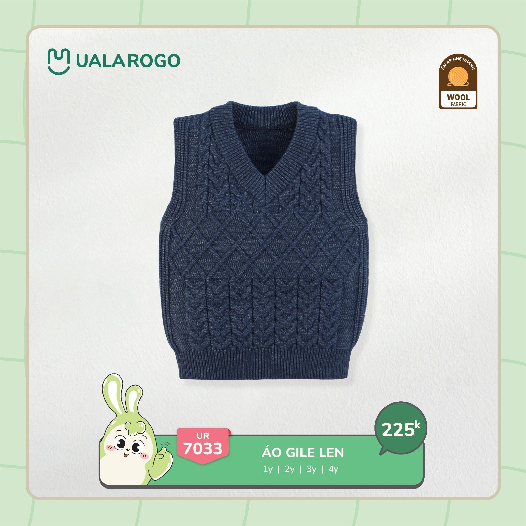 Áo Gile Len Hàn UR 7033