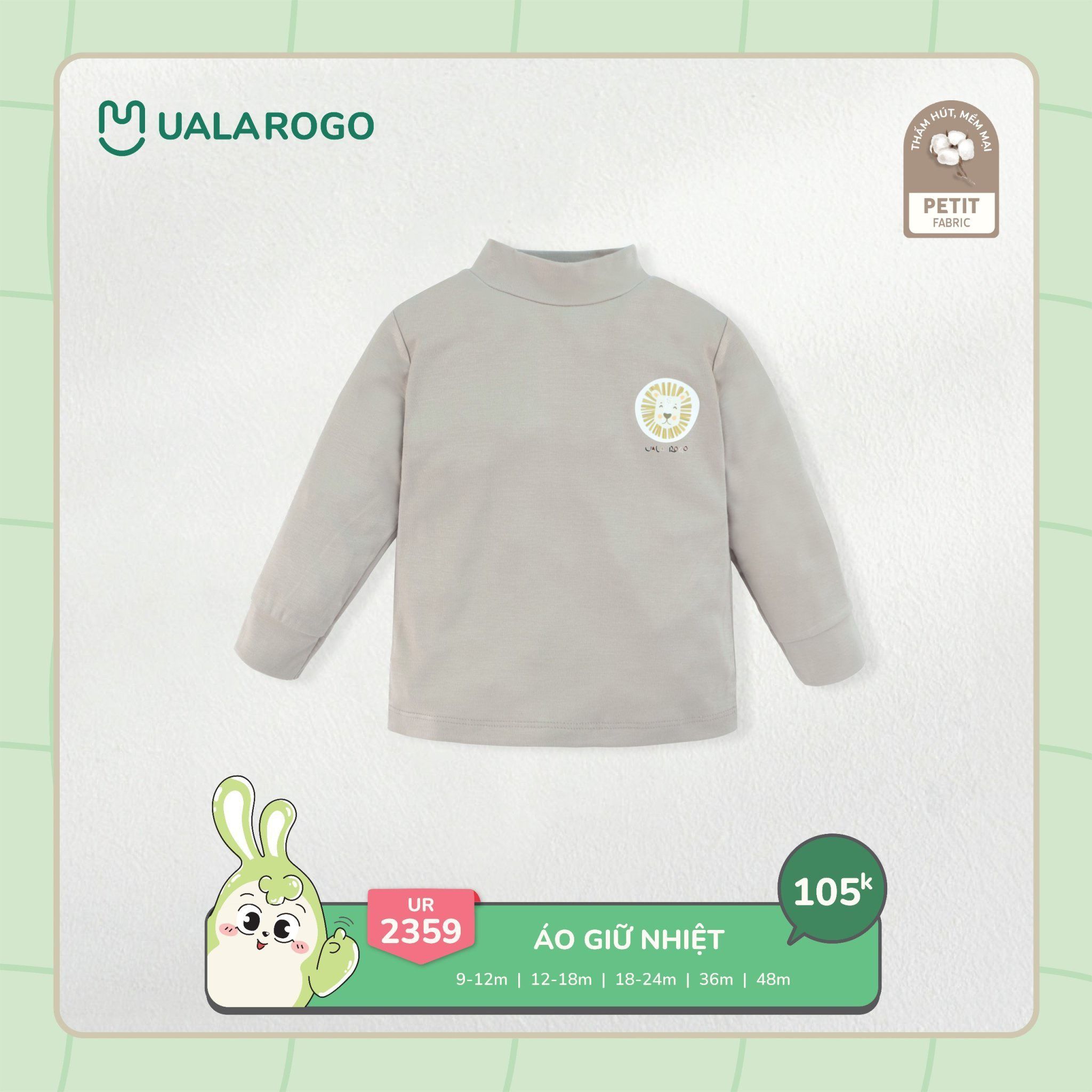 Áo Giữ Nhiệt Cổ Lọ UR 2359