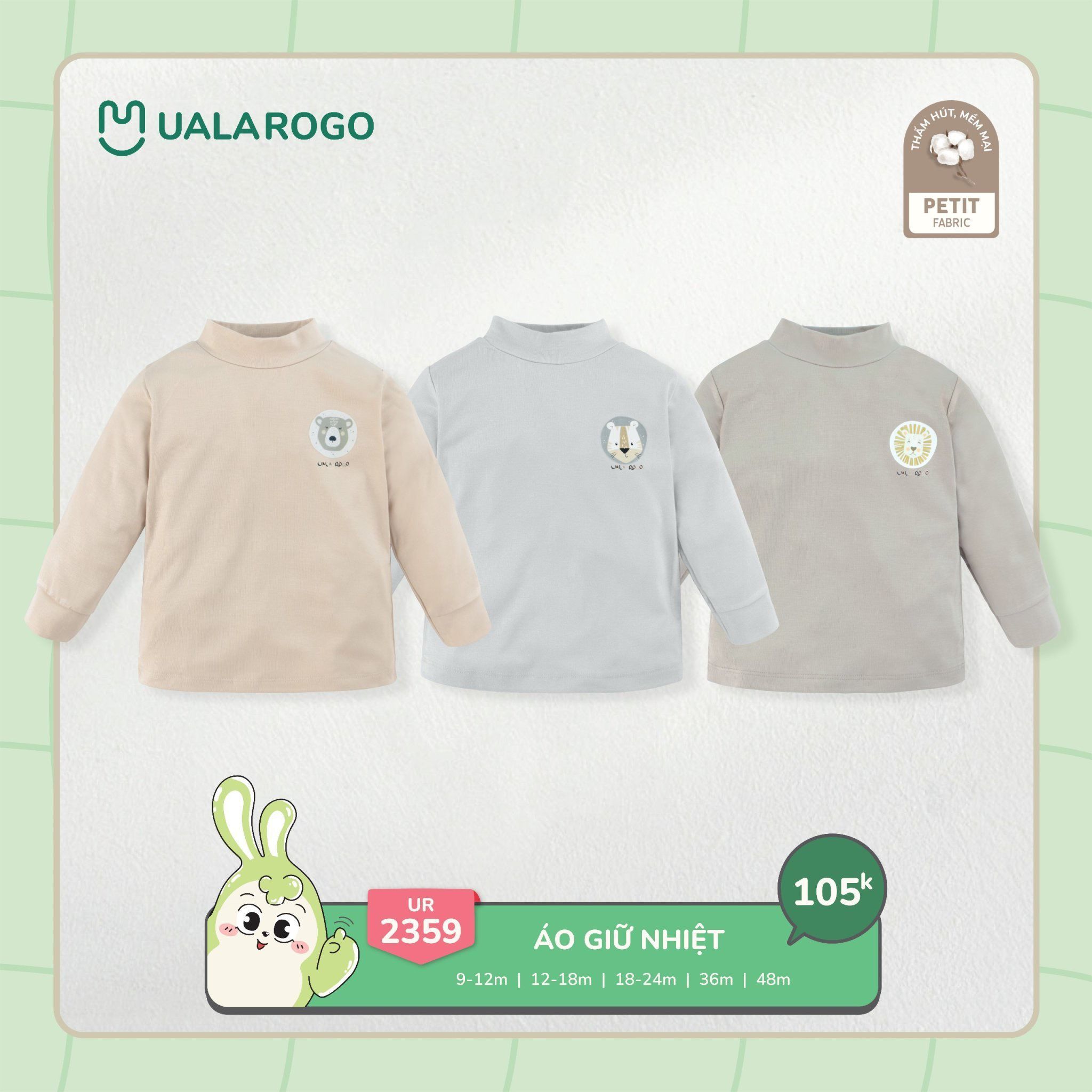 Áo Giữ Nhiệt Cổ Lọ UR 2359