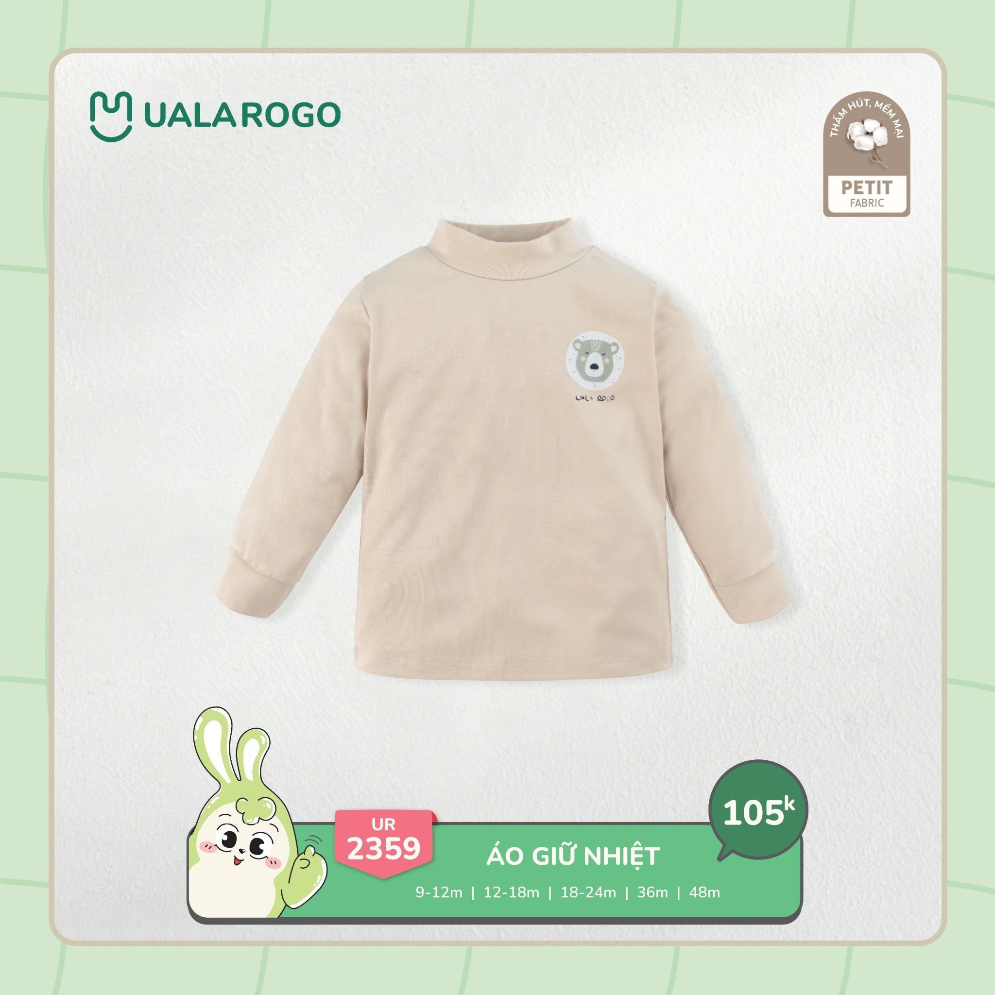 Áo Giữ Nhiệt Cổ Lọ UR 2359