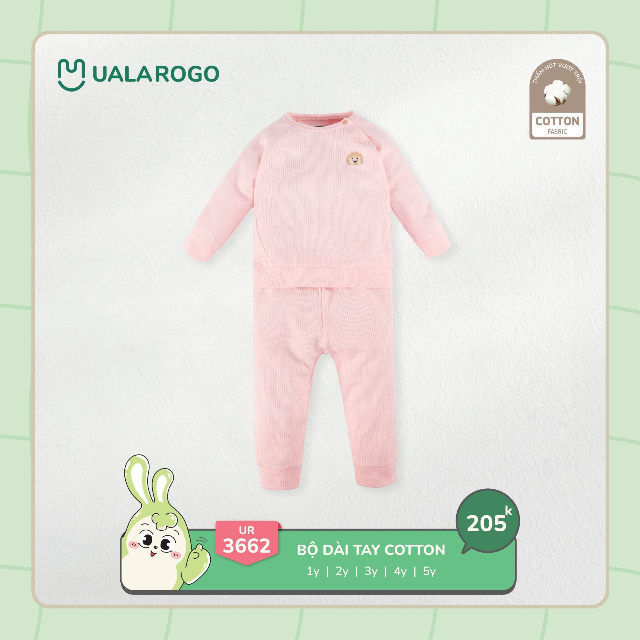 Bộ Dài Tay Cotton UR 3662