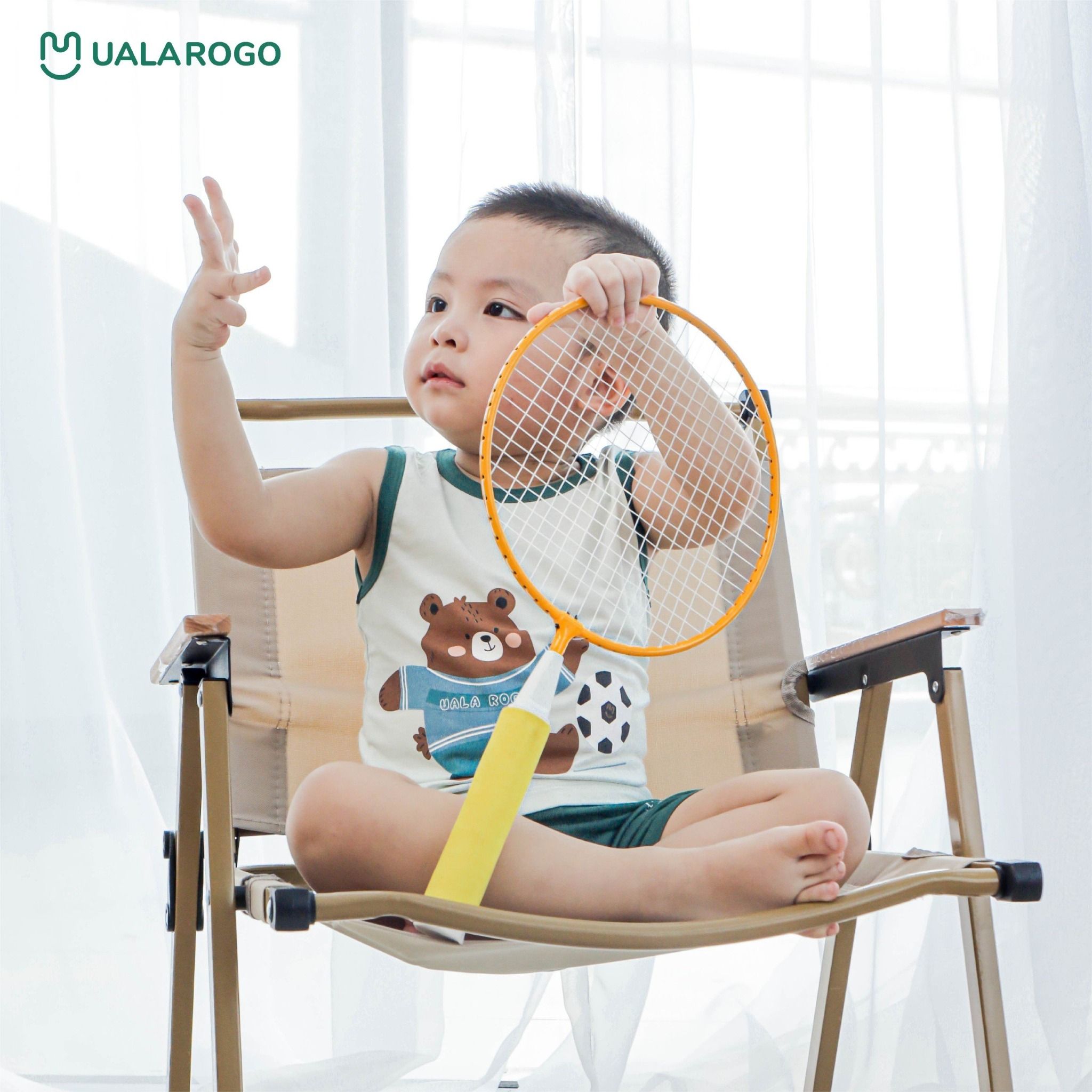 Bộ Sát Nách Hoạ Tiết Cho Bé UR 2360