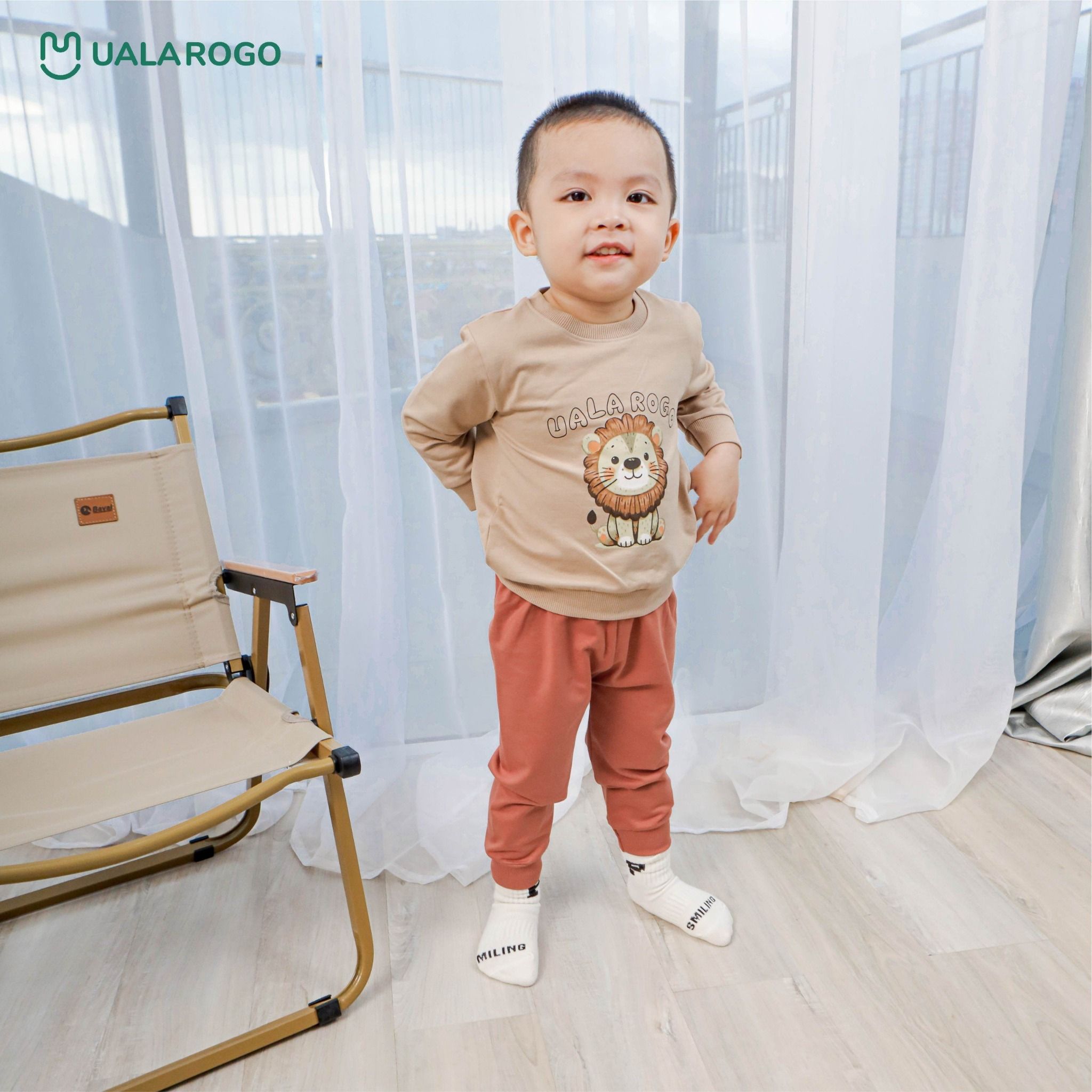 Bộ Nỉ Dài Tay Cho Bé UR 3542