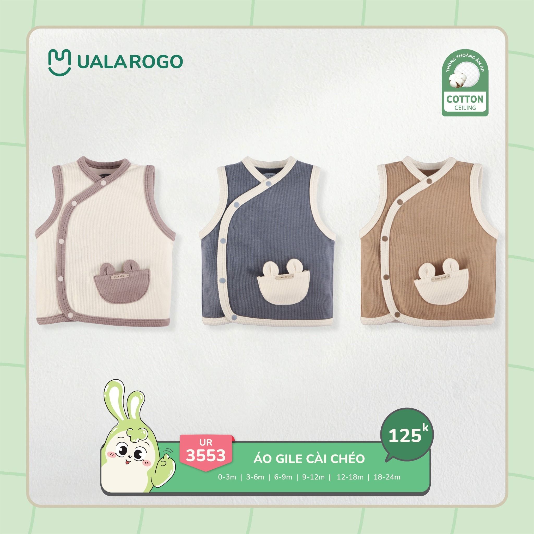 Áo Gile Cài Chéo UR 3553