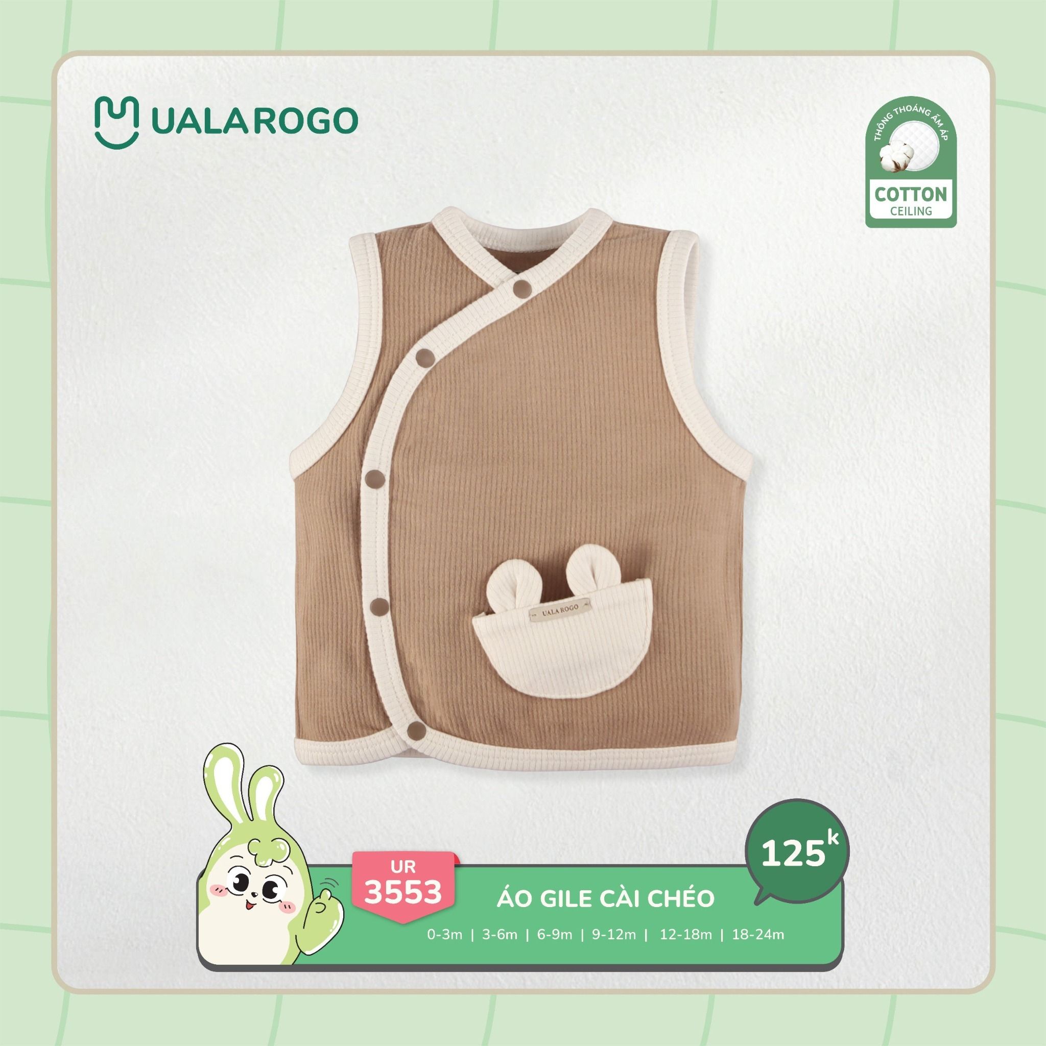 Áo Gile Cài Chéo UR 3553