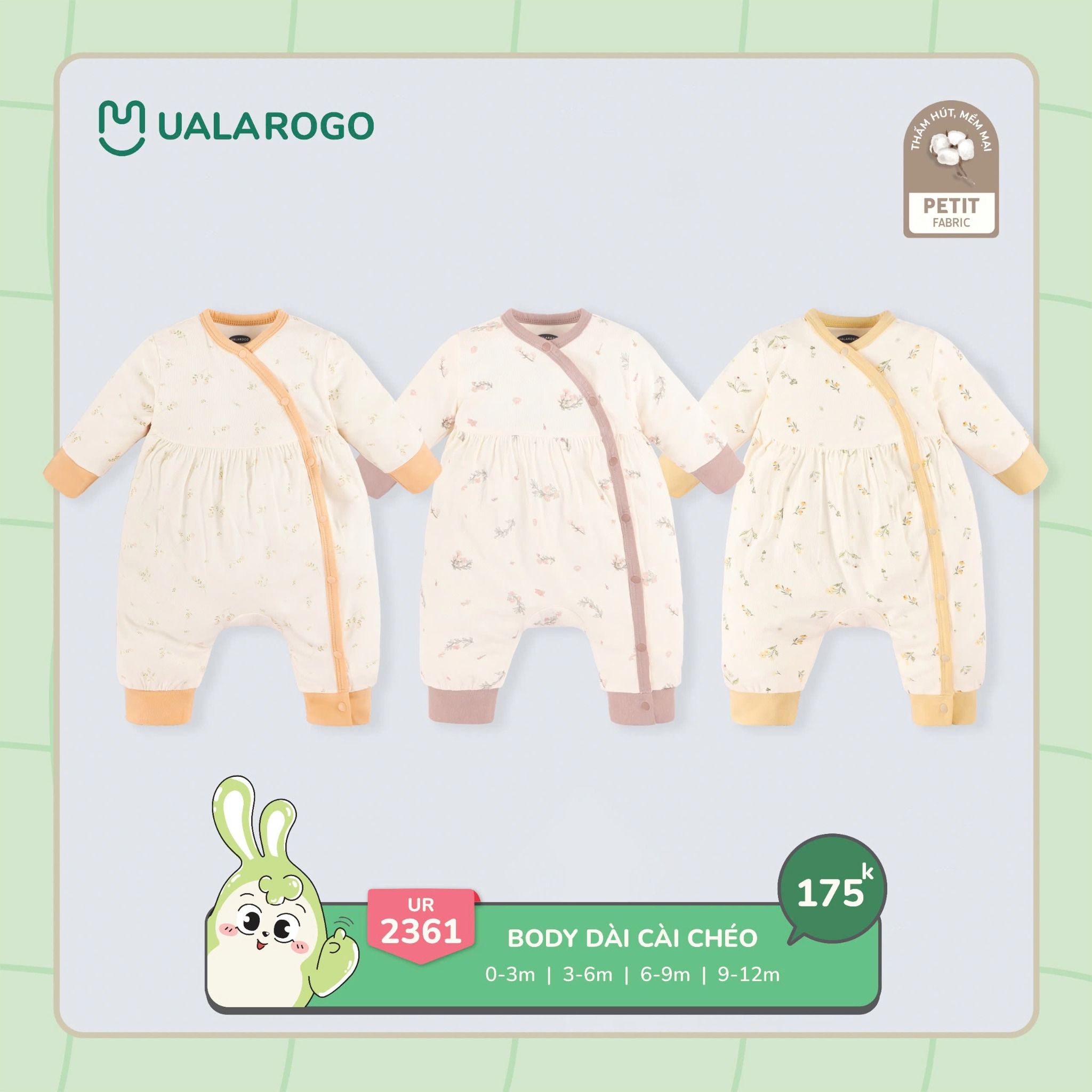 Body Cài Chéo Cho Bé UR 2361