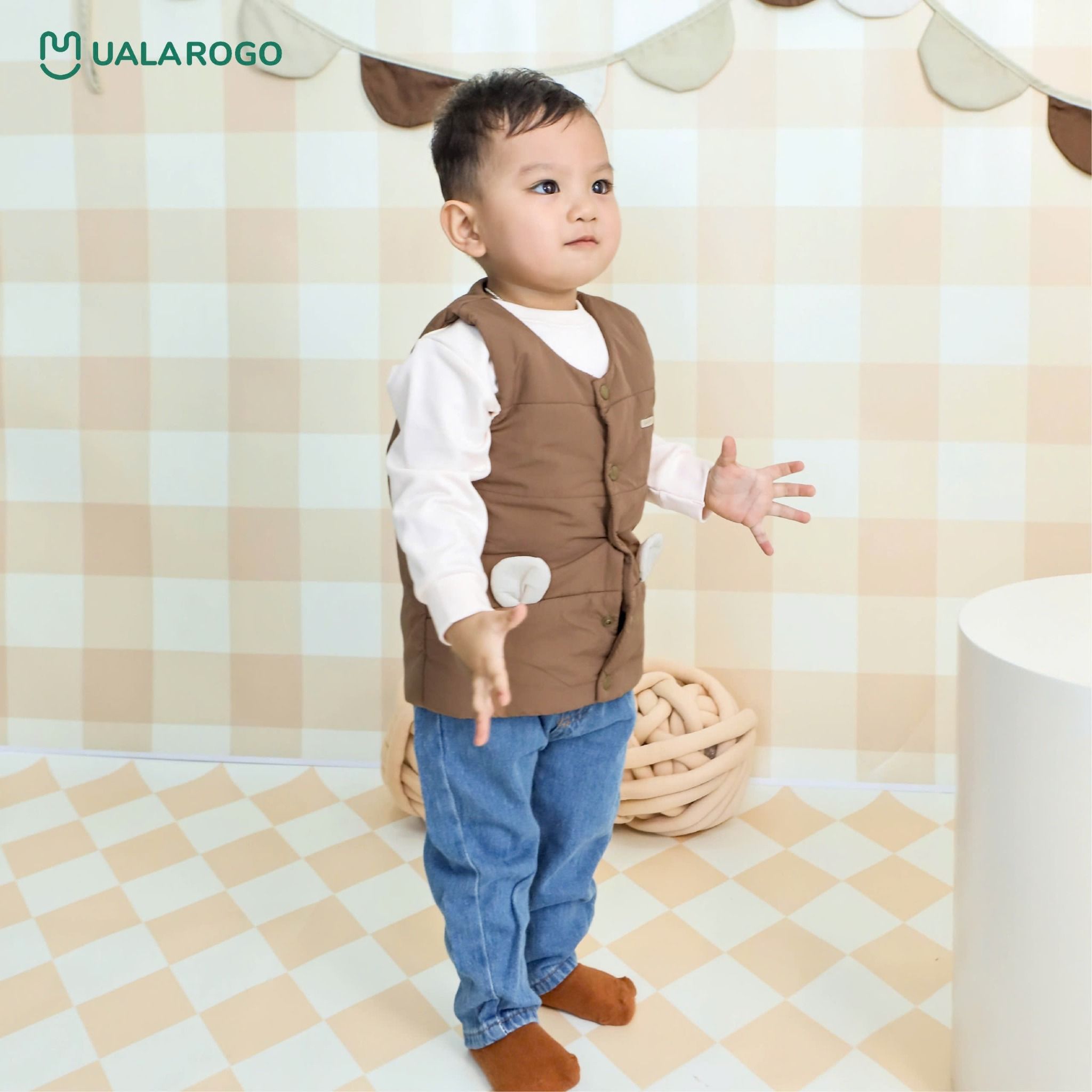 Áo Gile Cho Bé Tai Gấu UR 3645
