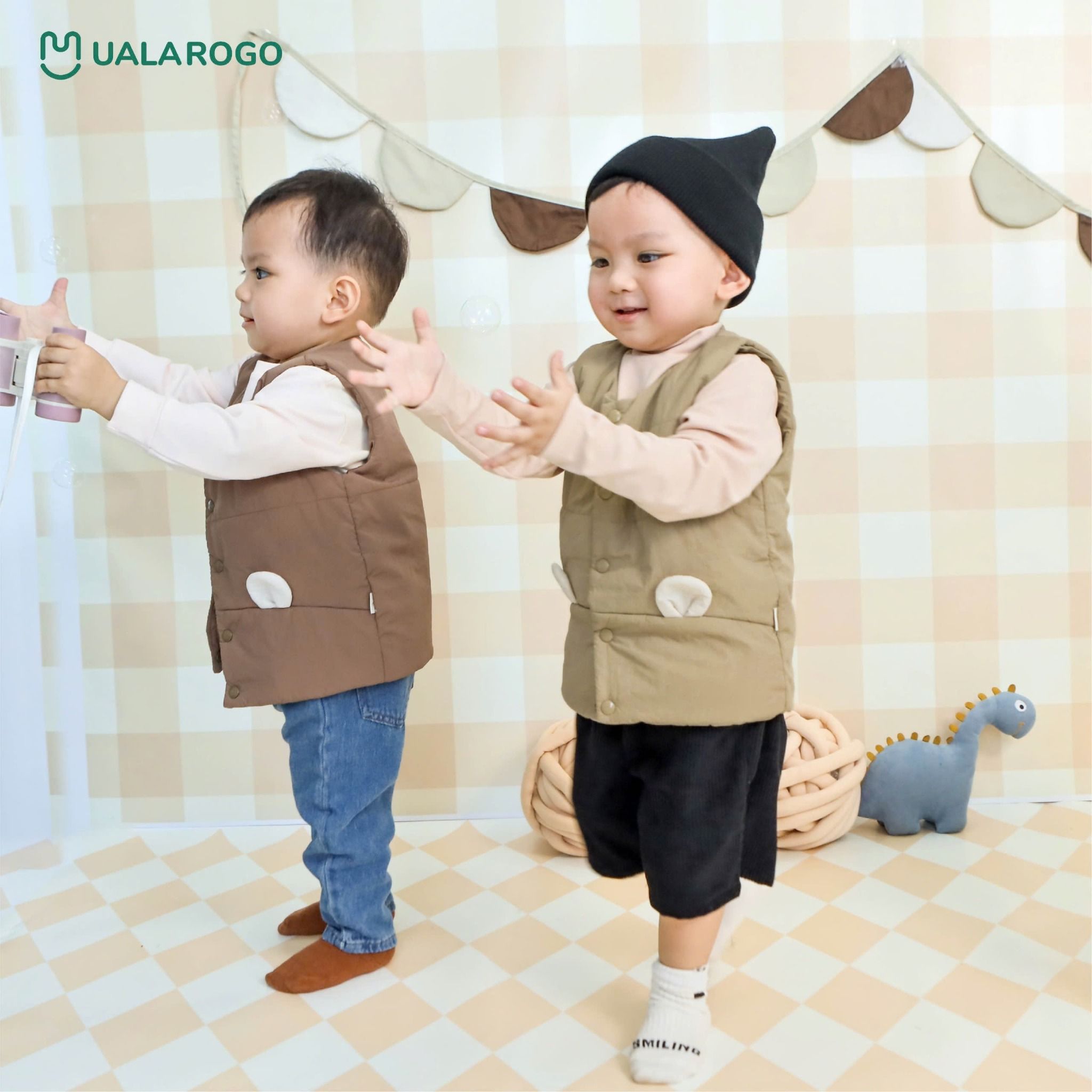 Áo Gile Cho Bé Tai Gấu UR 3645