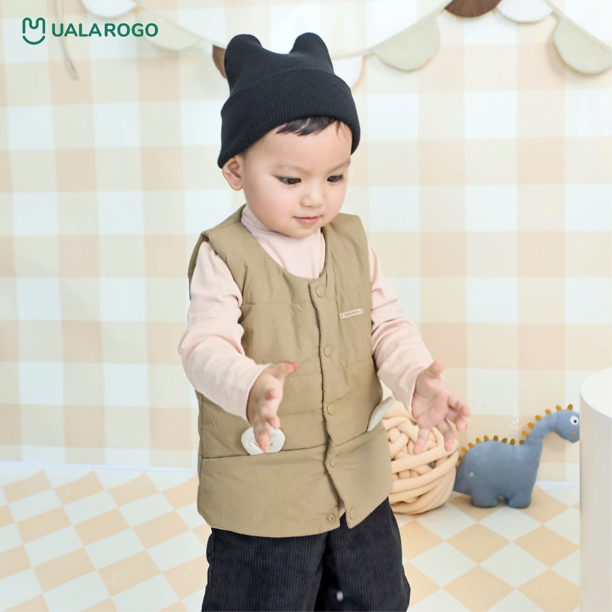 Áo Gile Cho Bé Tai Gấu UR 3645