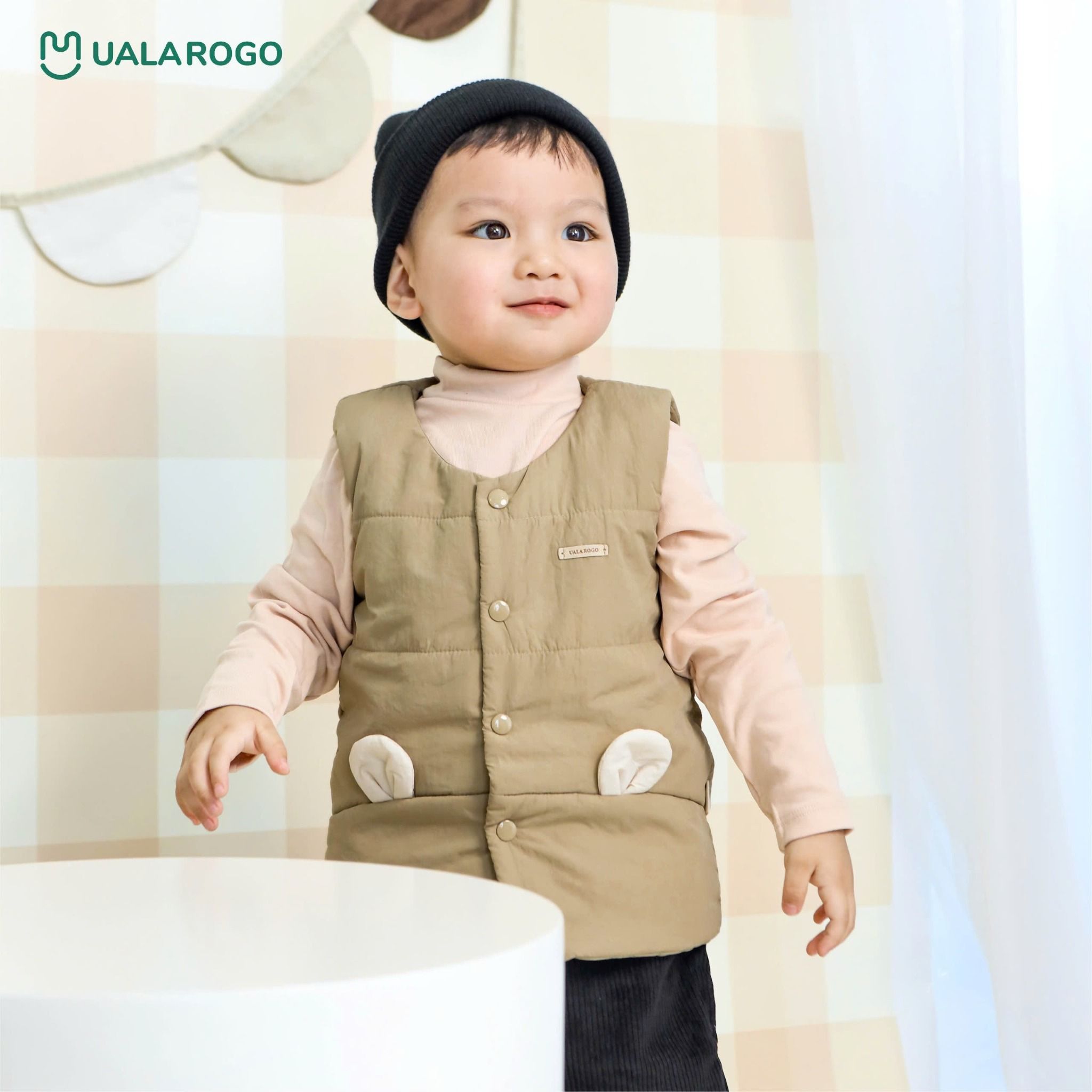Áo Gile Cho Bé Tai Gấu UR 3645