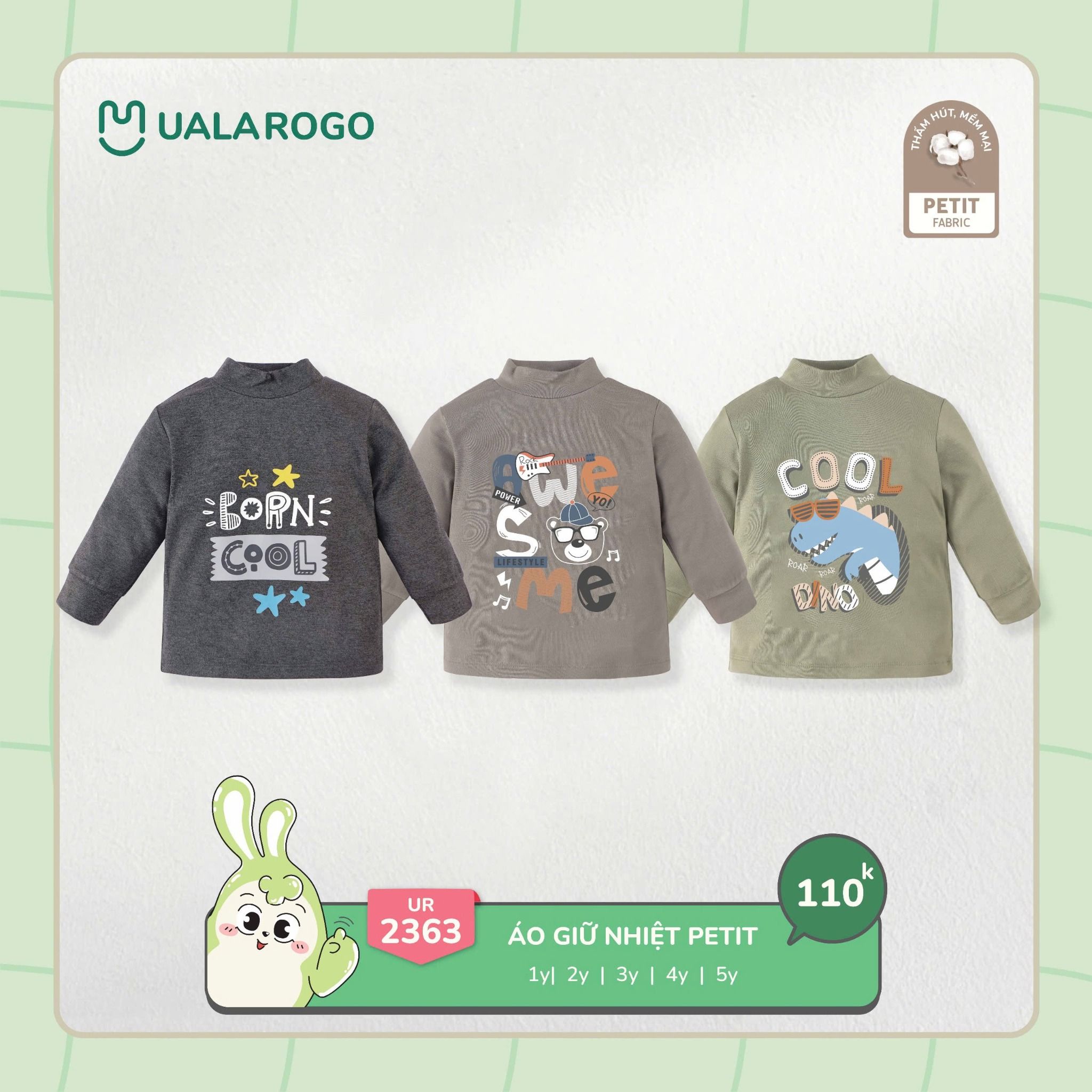 Áo Giữ Nhiệt Cổ Lọ UR 2363
