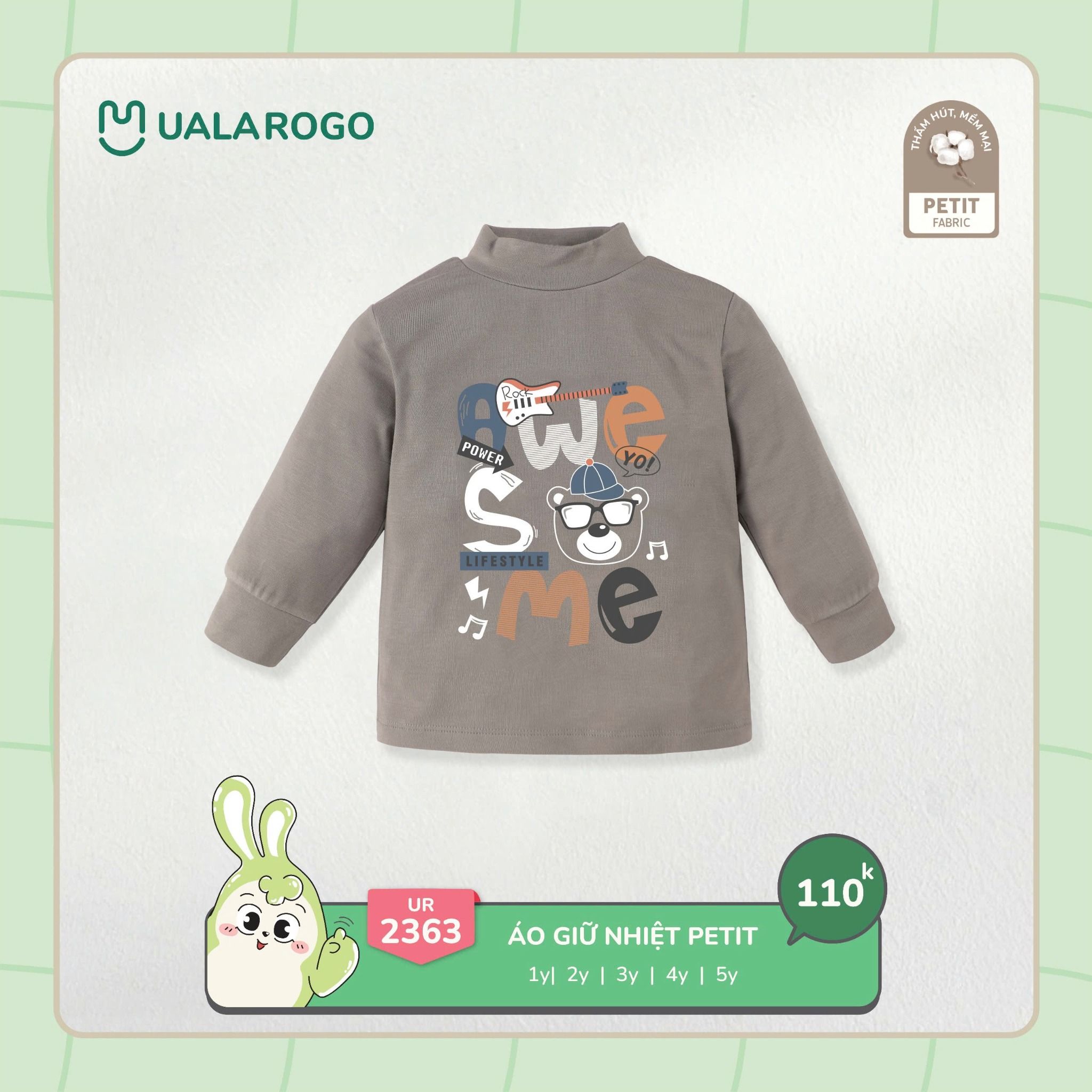 Áo Giữ Nhiệt Cổ Lọ UR 2363