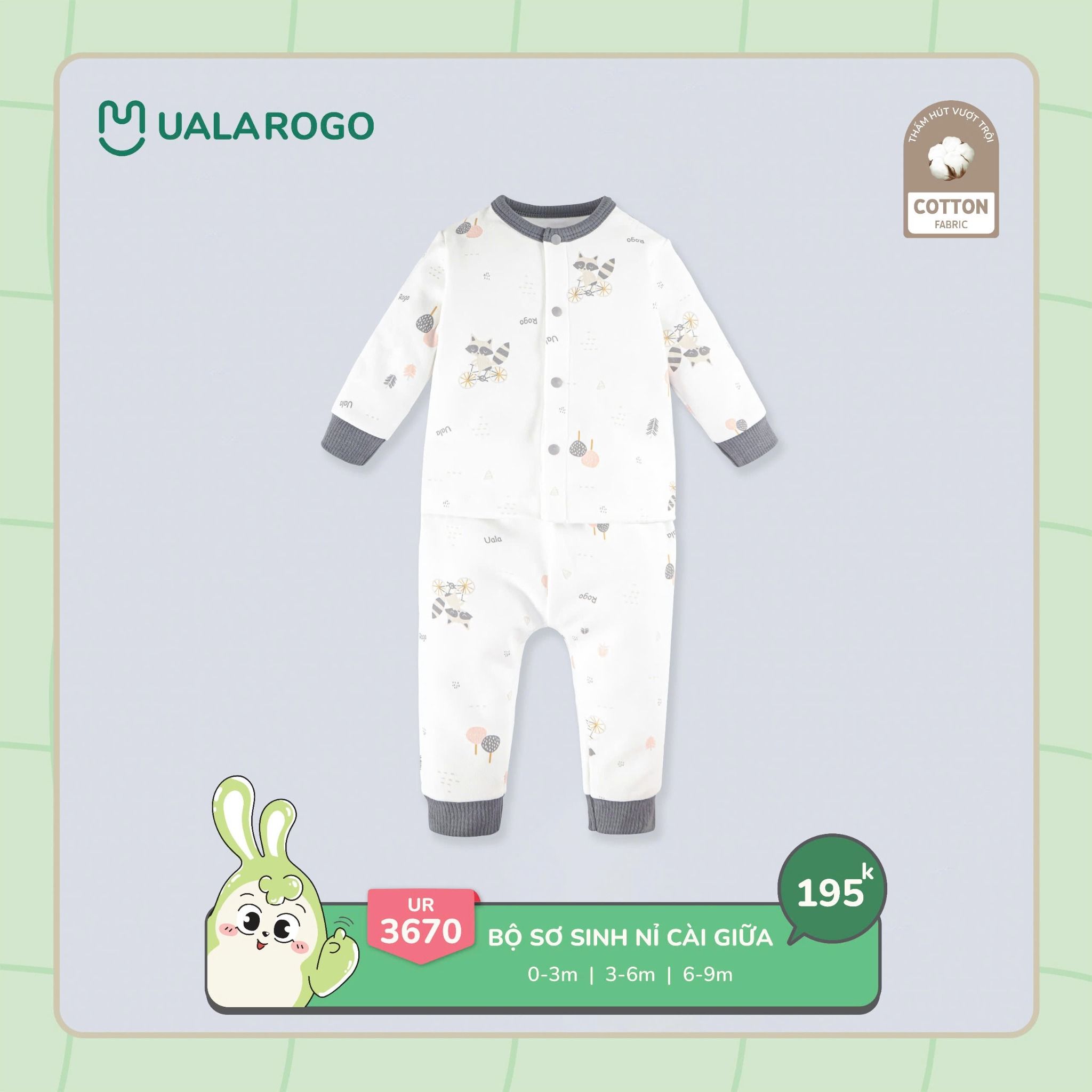 Bộ Sơ Sinh Cho Bé UR 3670