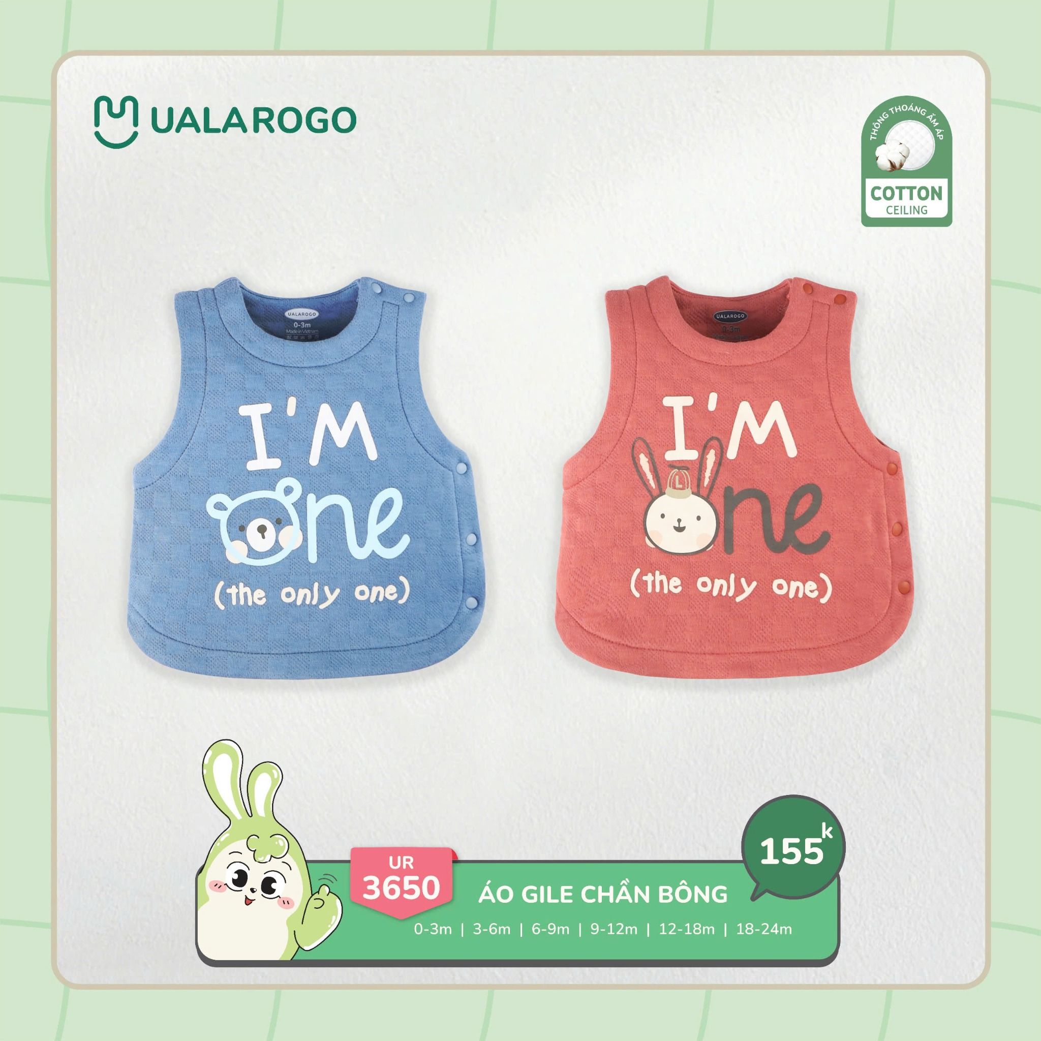 Áo Gile Trần Bông UR 3650