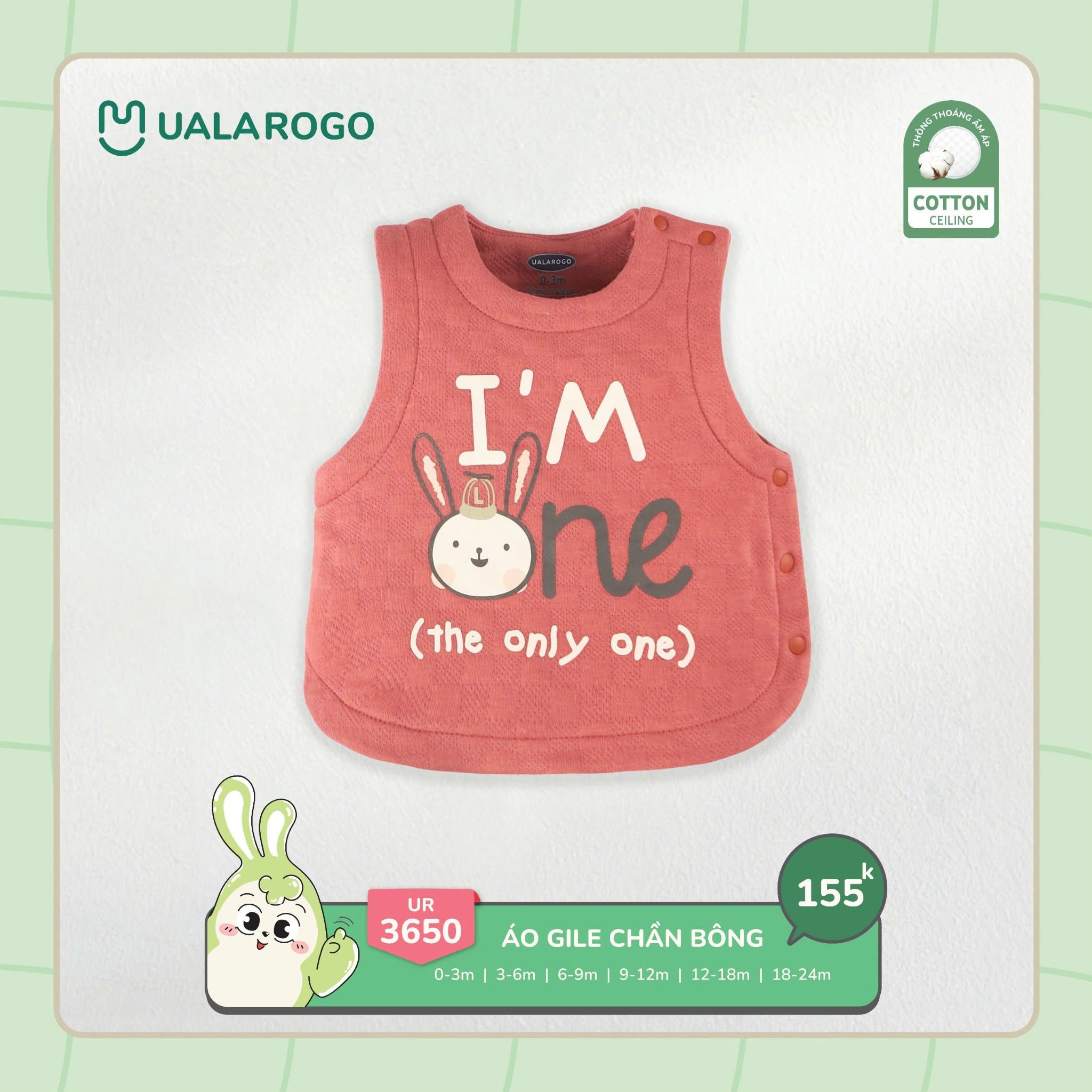Áo Gile Trần Bông UR 3650