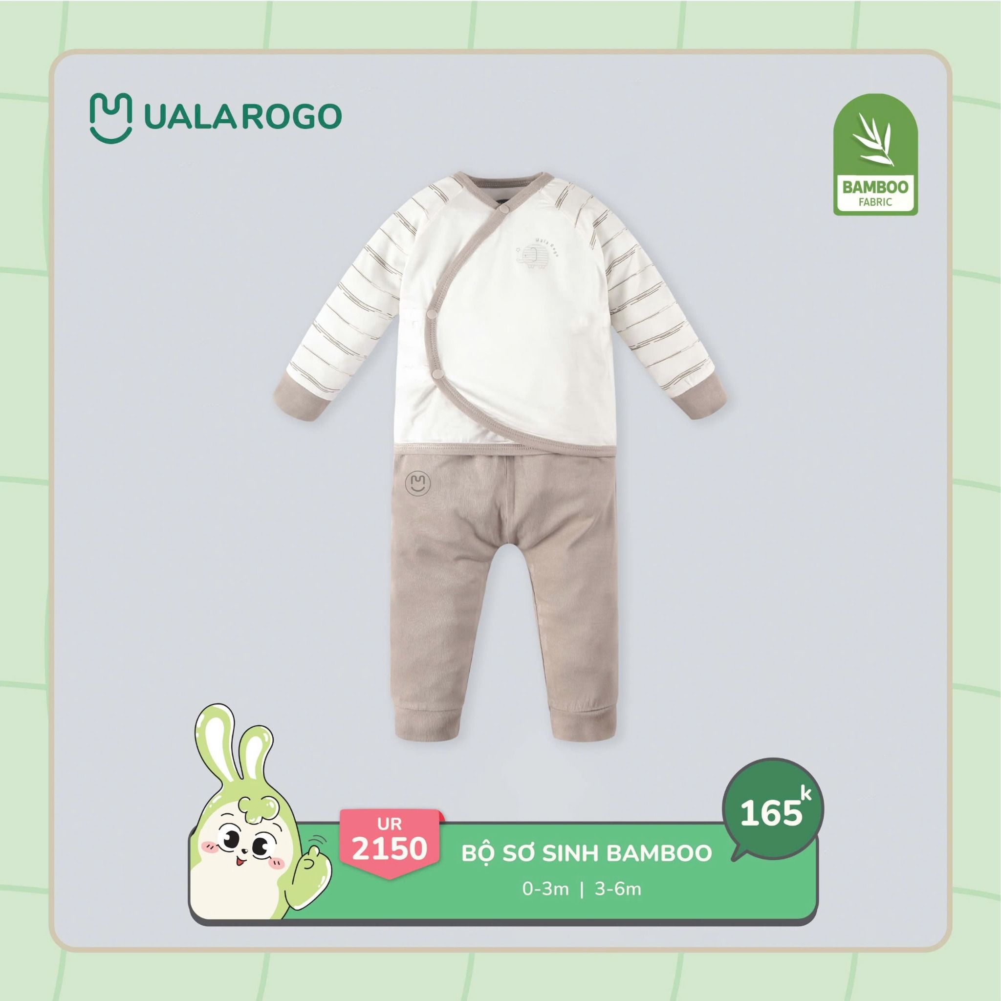 Bộ Sơ Sinh Bamboo UR 2150
