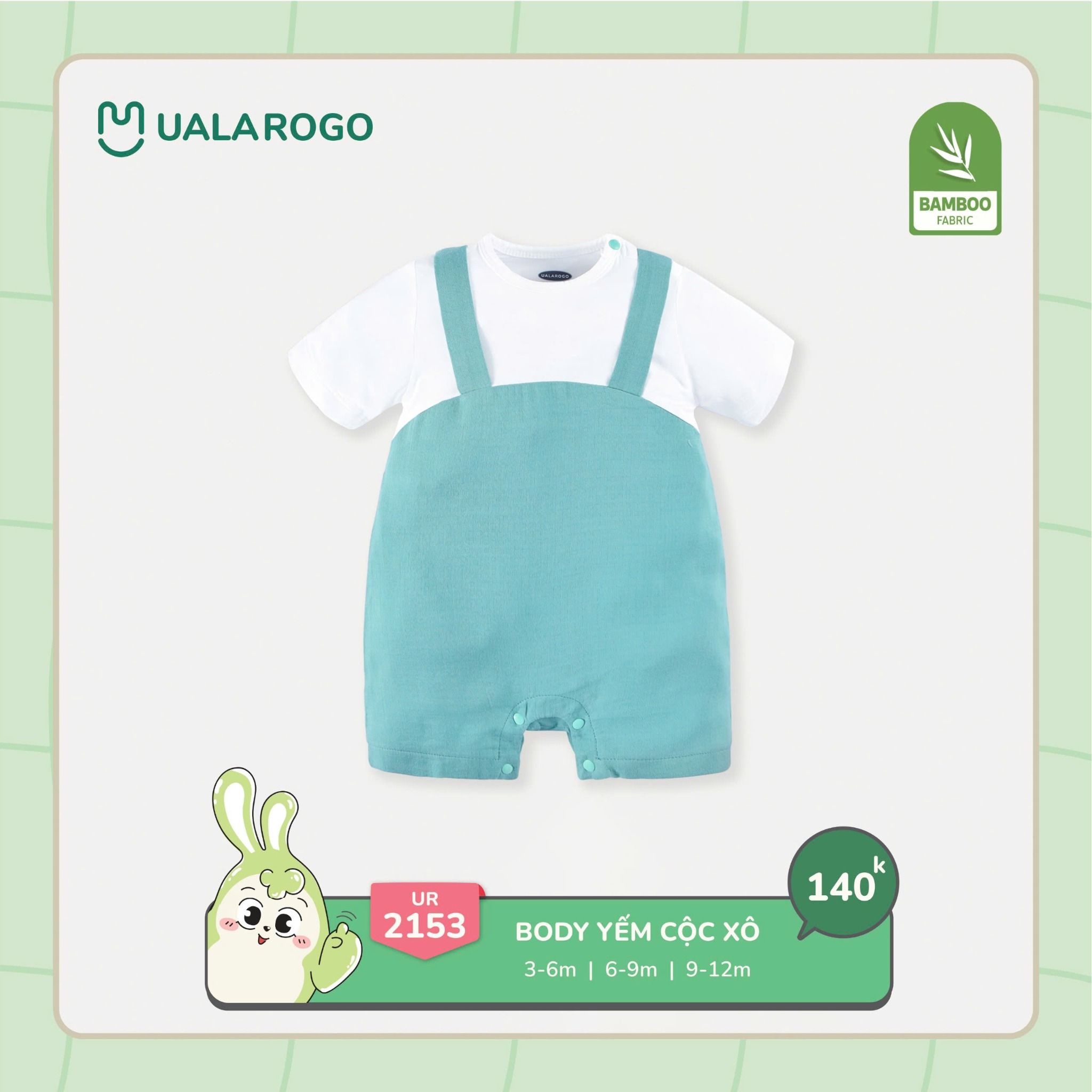 Body Yếm Cộc Xô Cho Bé UR 2153