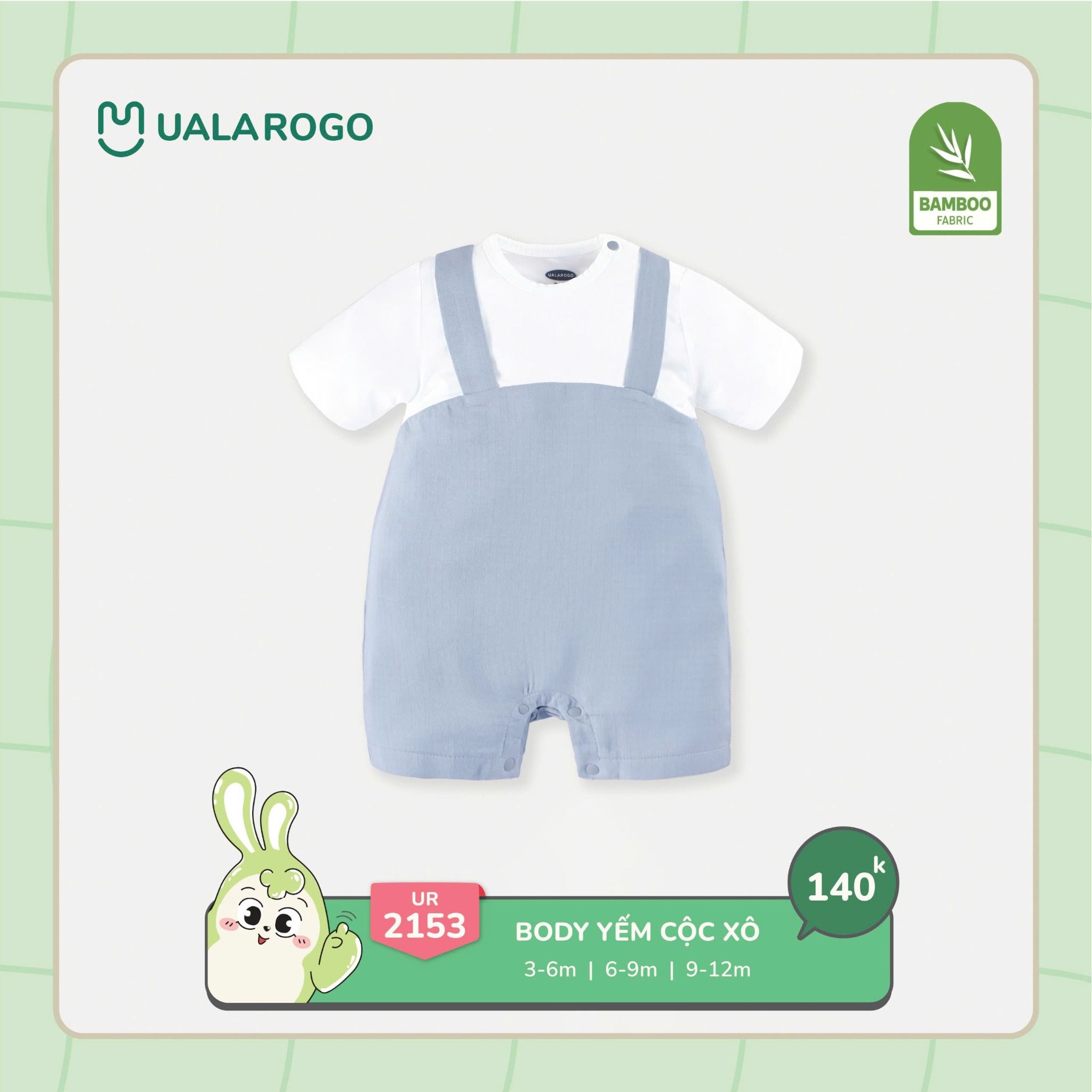 Body Yếm Cộc Xô Cho Bé UR 2153