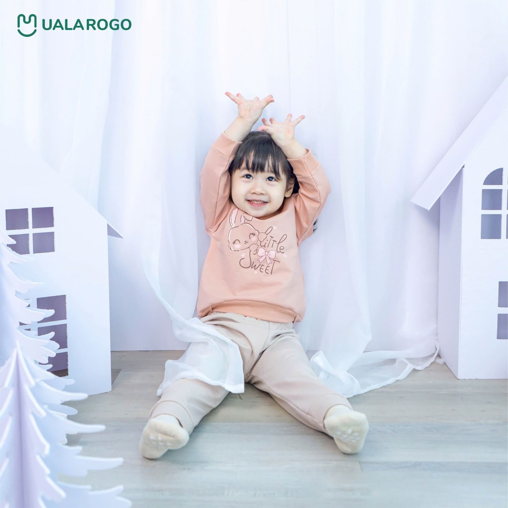 Bộ Quần Áo Nỉ Dài Tay Cho Bé UR 3813