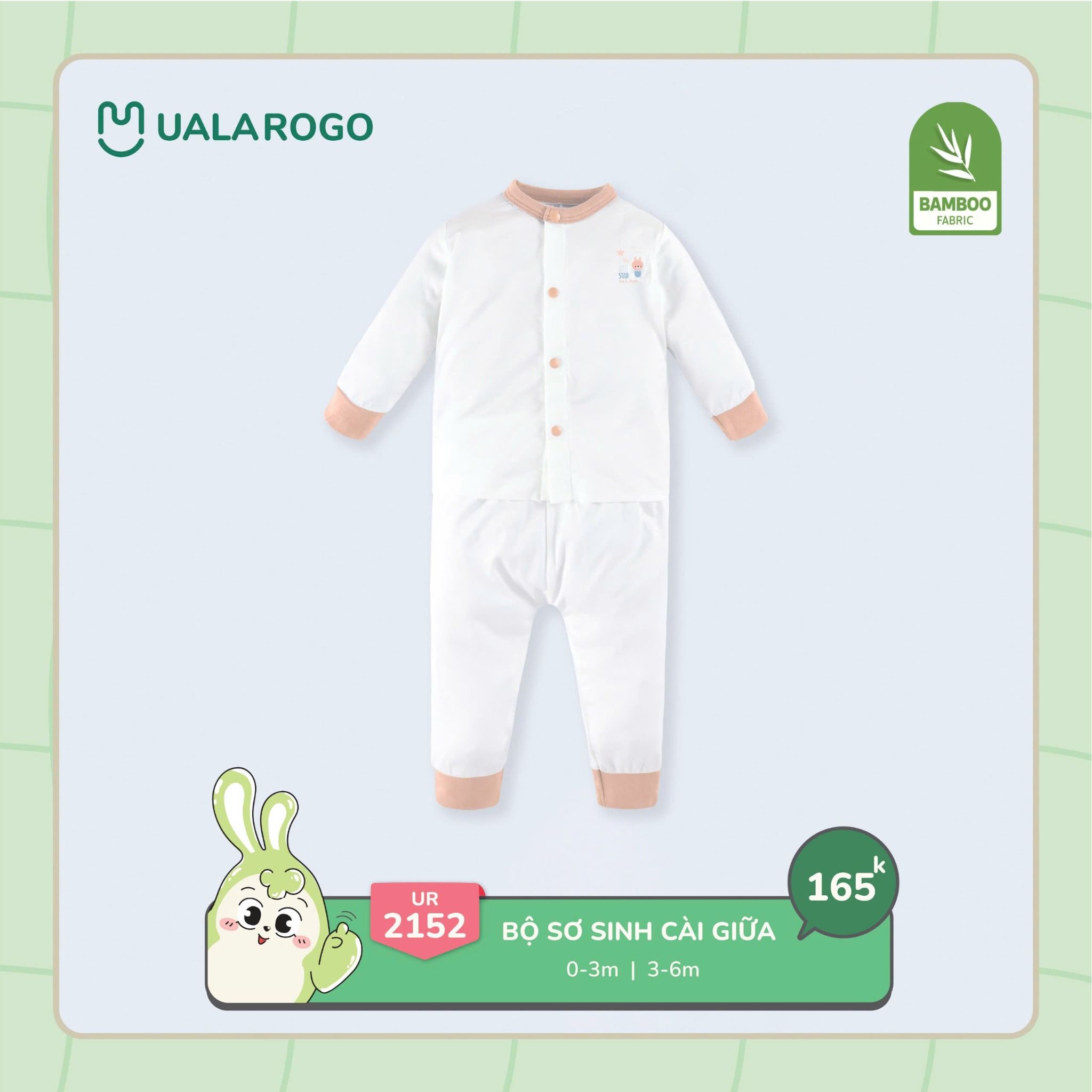 Bộ Sơ Sinh Cài Giữa UR 2152