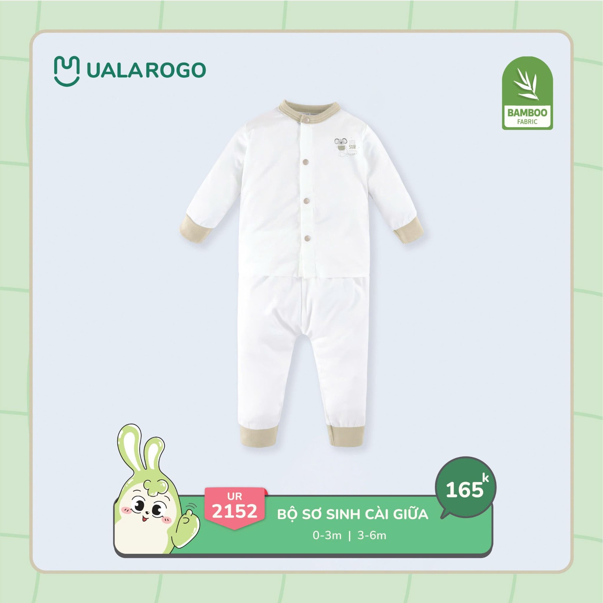 Bộ Sơ Sinh Cài Giữa UR 2152