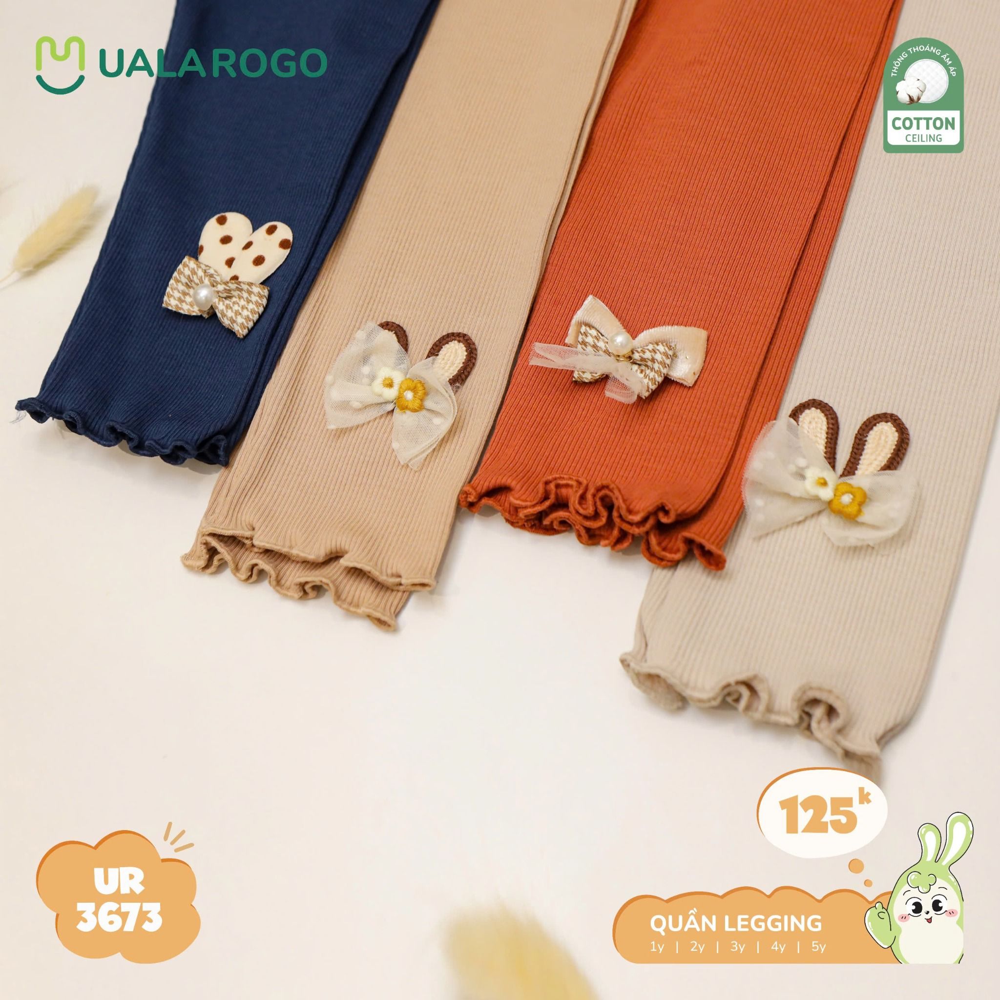 Quần Legging Cho Bé Gái UR 3673