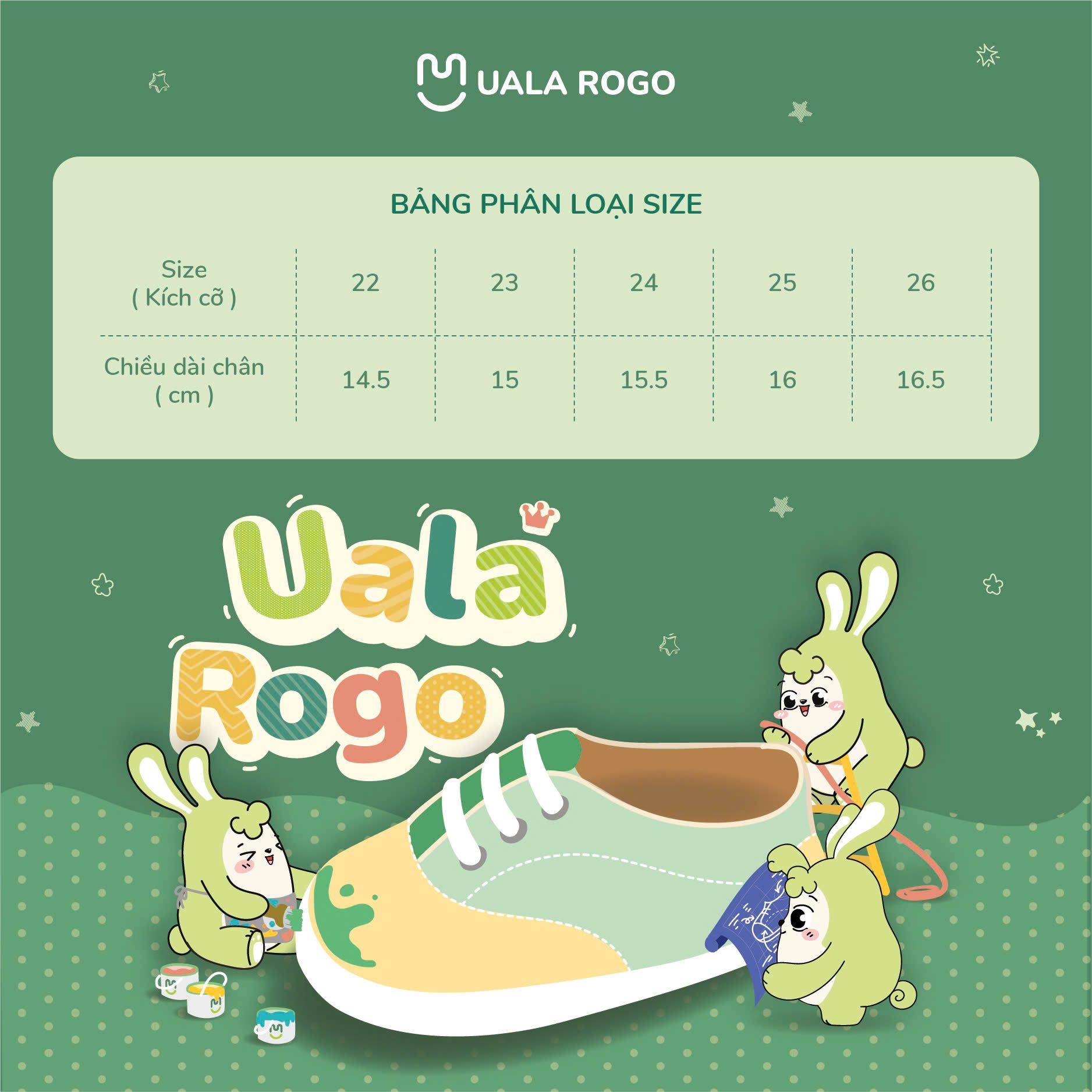 Giày UalaRogo Kids UR 5632