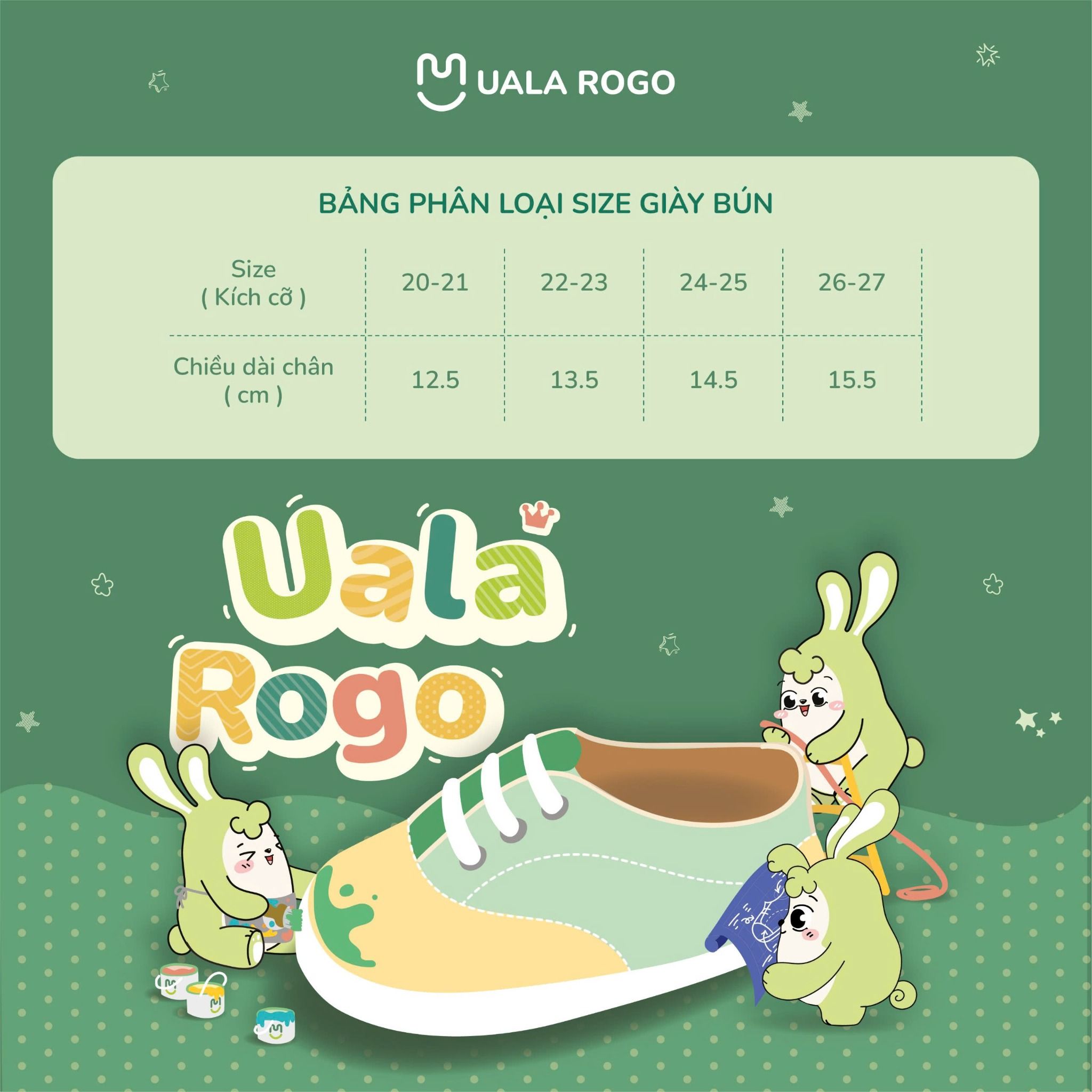 Giày Bún UalaRogo UR 5650