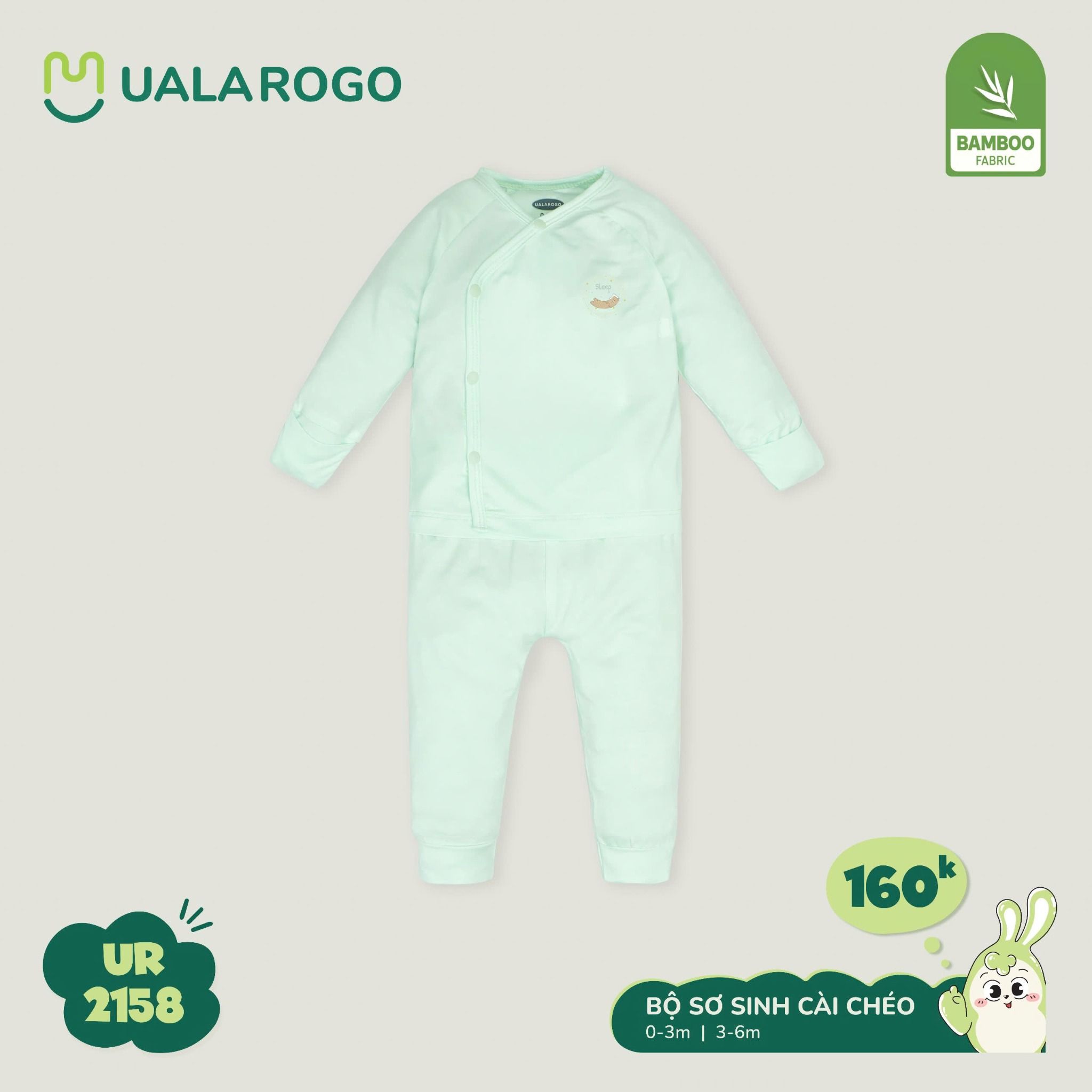 Bộ Sơ Sinh Cài Chéo UR 2158
