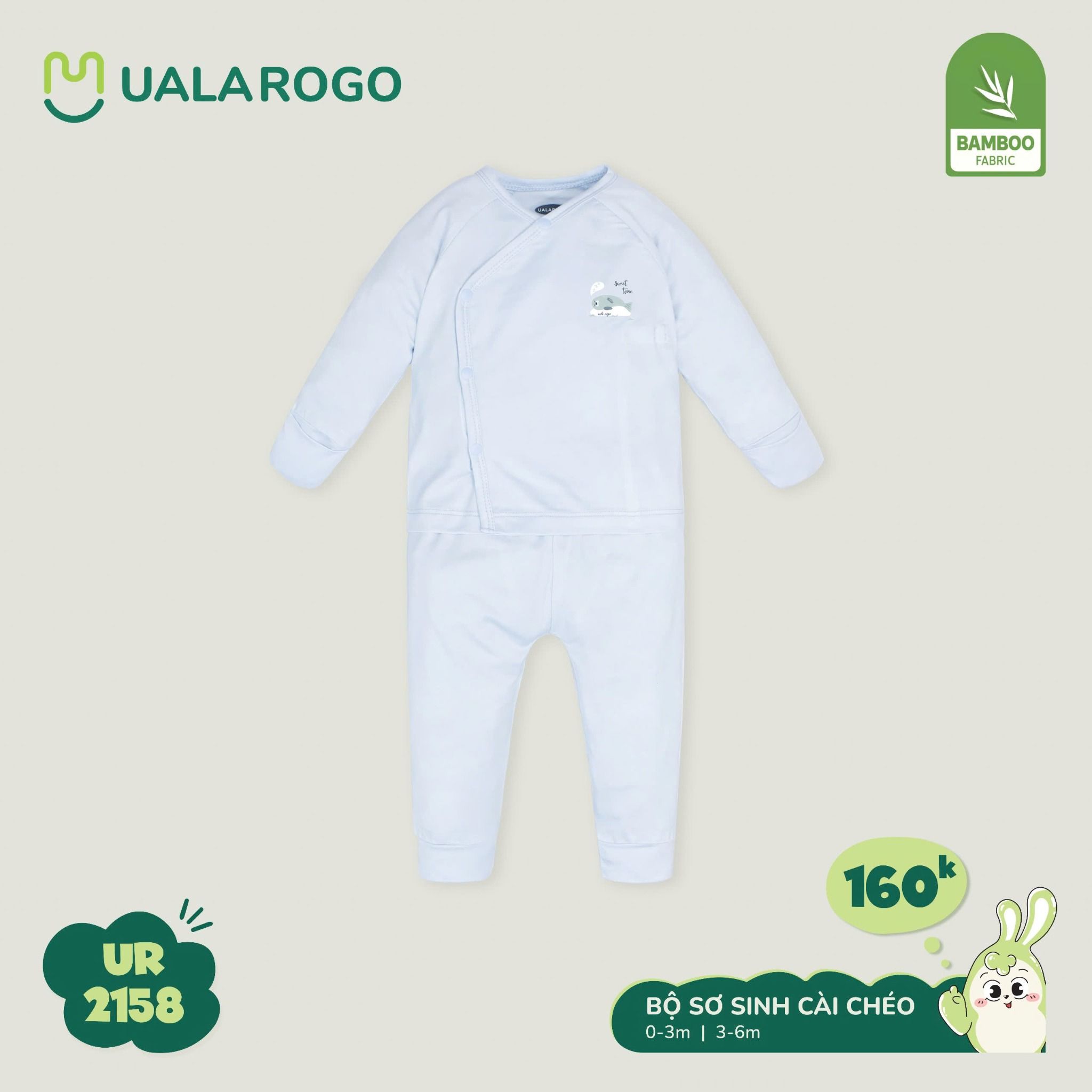 Bộ Sơ Sinh Cài Chéo UR 2158